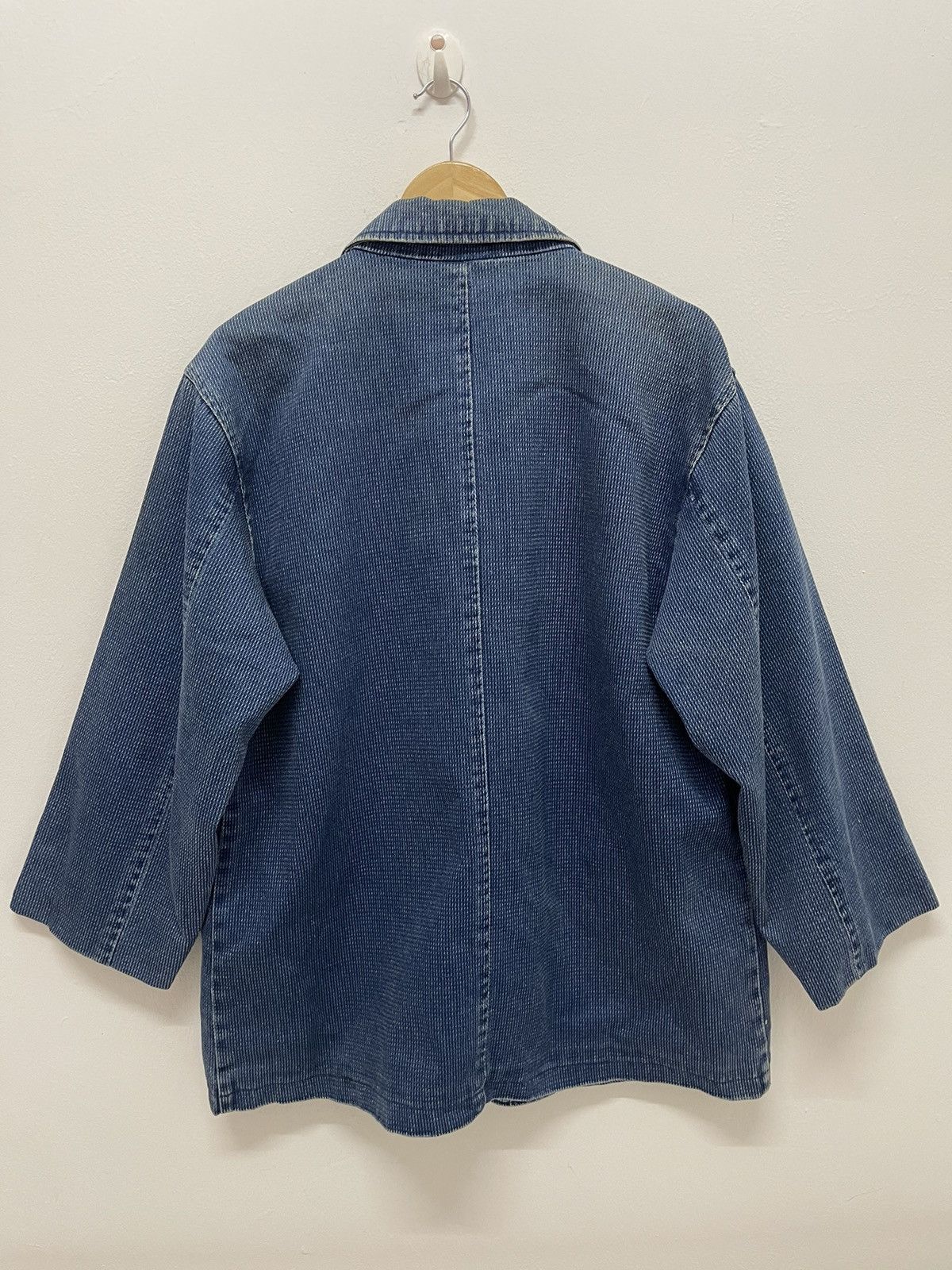 Indigo VINTAGE TRADITIONAL JAPAN INDIGO DYED JACKET Size US L / EU 52-54 / 3 - 5 Thumbnail