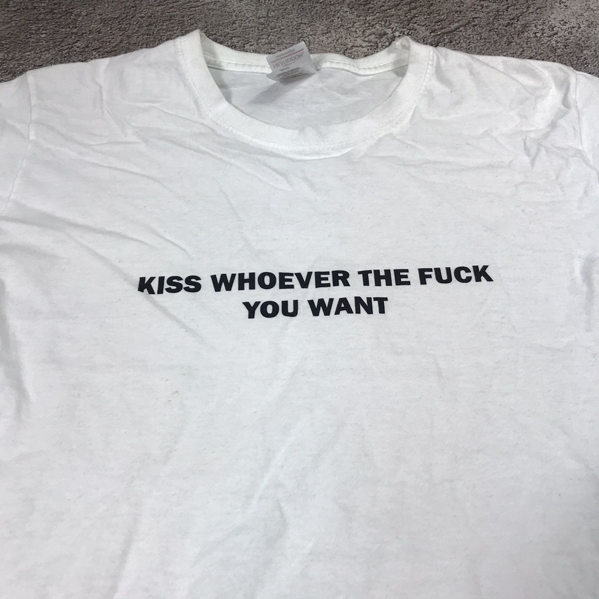 Vintage Vintage Y2K Graphic Tee Funny Quote Streetwear Punk Small Size US S / EU 44-46 / 1 - 2 Thumbnail