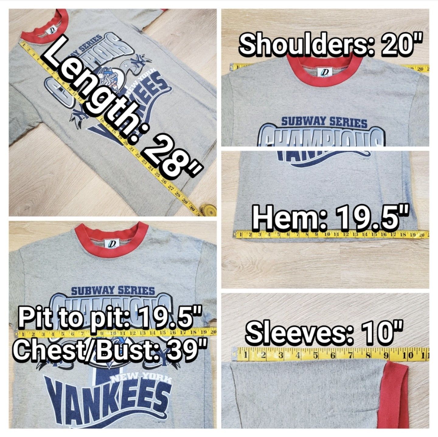 MLB × New York Yankees × Vintage Rare Vtg 2000 New York Yankees World Series Champions Tee Size US M / EU 48-50 / 2 - 11 Thumbnail