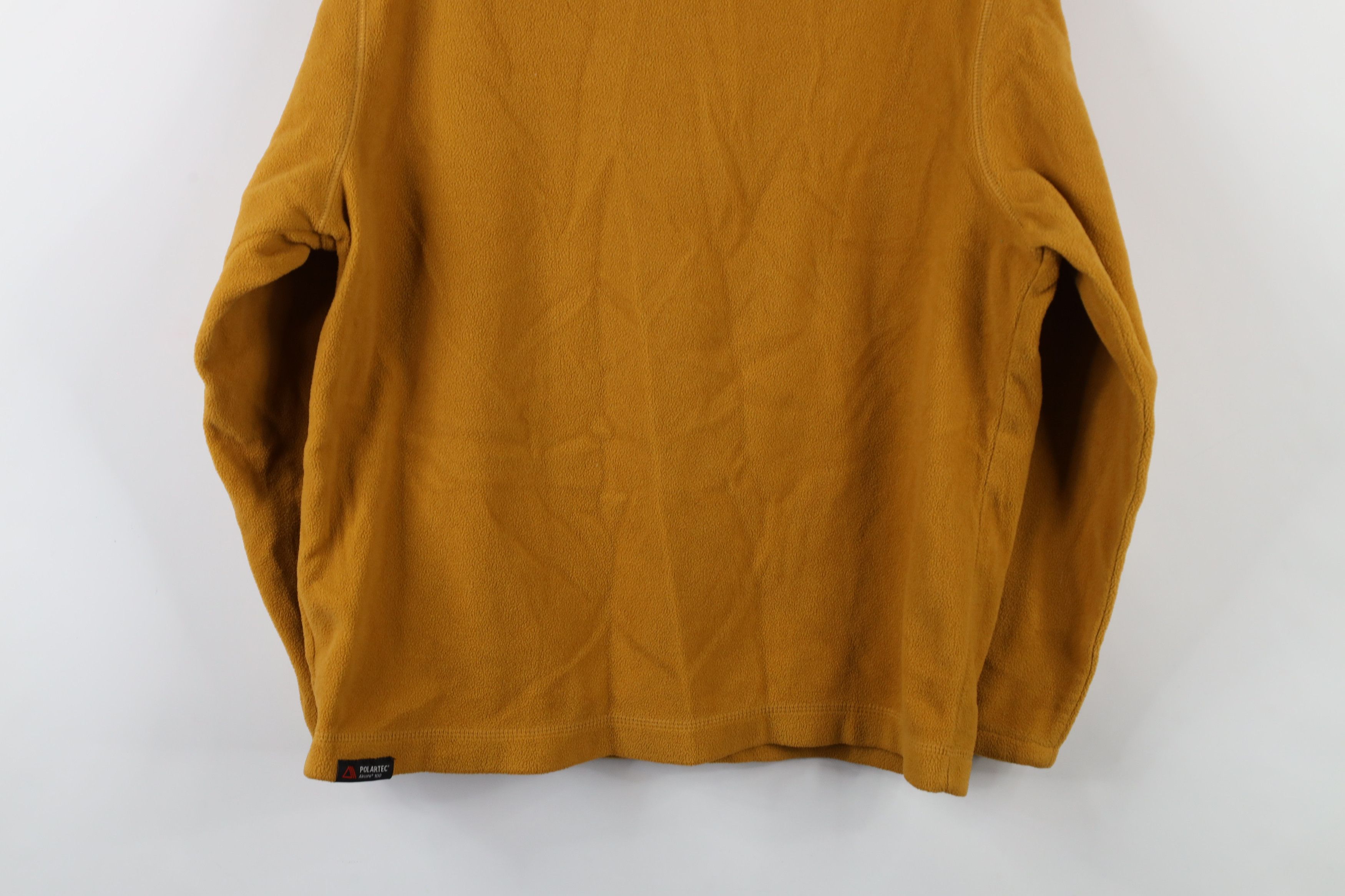 Lands' End × Vintage Vintage Lands End Snap Button Fleece Pullover Sweater Gold Size US S / EU 44-46 / 1 - 11 Thumbnail