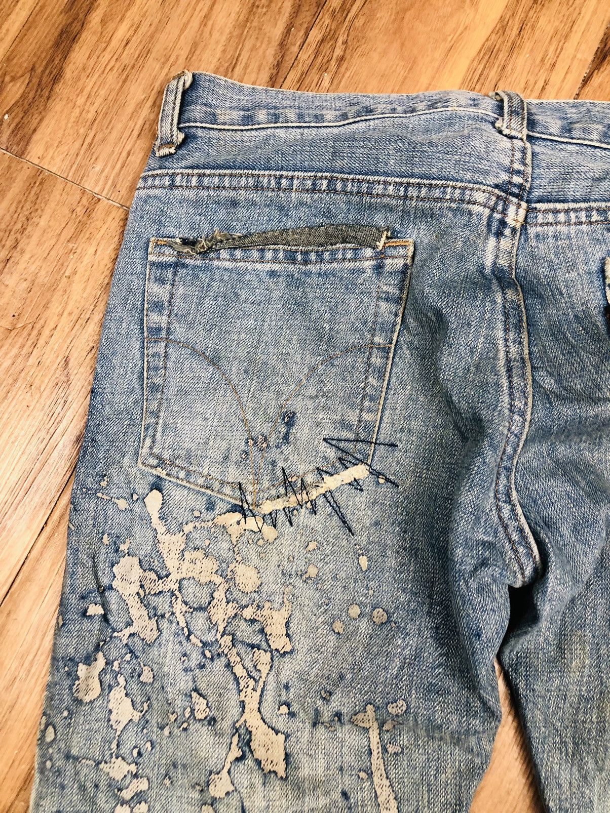 Hysteric Glamour Hysteric Glamour Distressed Denim (33) Size US 28 / EU 44 - 16 Thumbnail