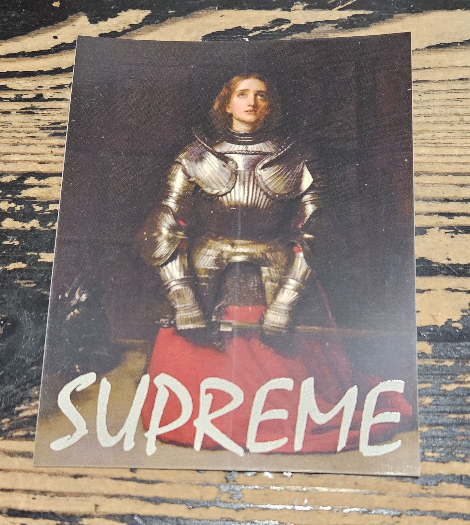 Supreme × Vintage Supreme Raekwon Poster Sticker 2005 ULTRA RARE