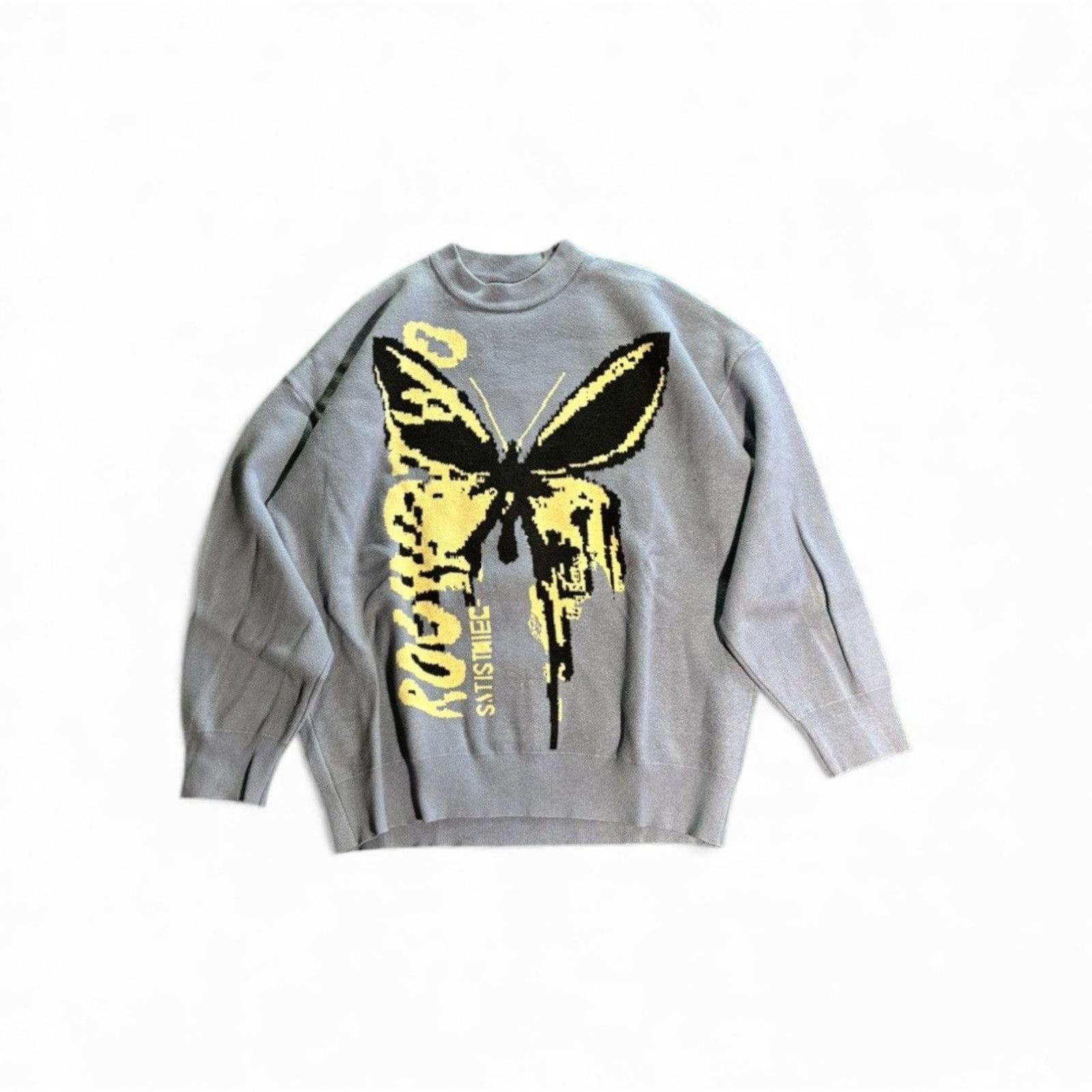 Japanese Brand Vtg Japanese Style Butterfly Pullover Size US XL / EU 56 / 4 - 1 Thumbnail