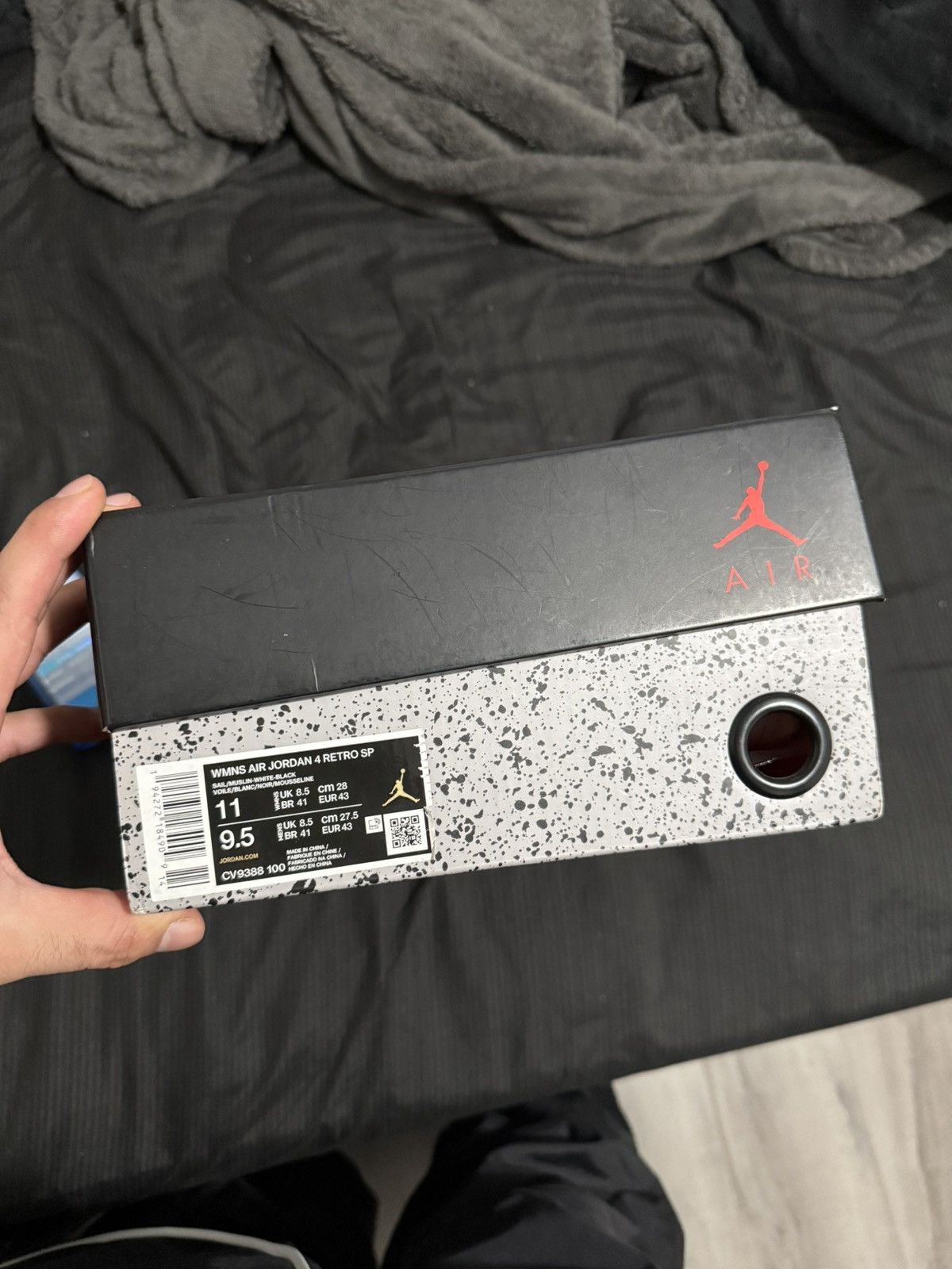 Jordan Brand × Off-White Air Jordan 4 Retro Off-White Sail Size US 9.5 / EU 42-43 - 23 Thumbnail