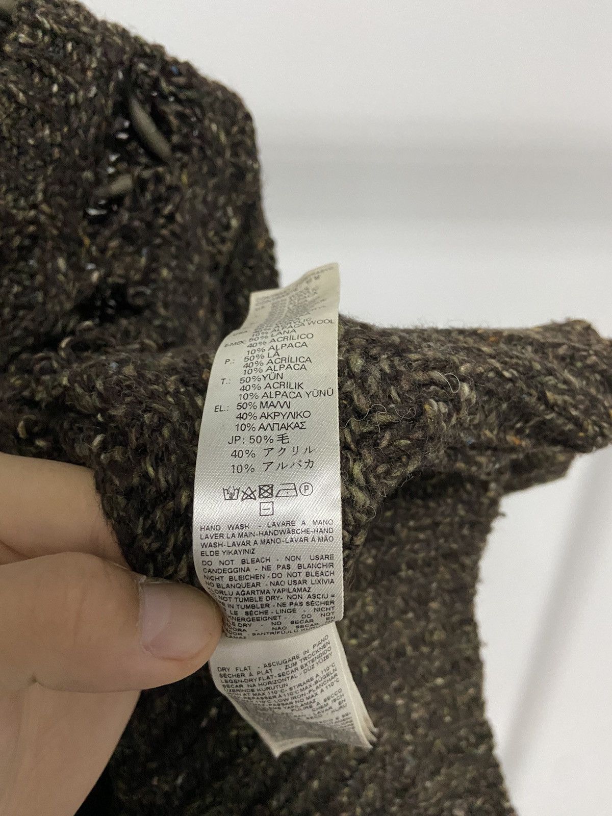 Diesel × Vintage Diesel distressed sweater avant garde vintage style Size US L / EU 52-54 / 3 - 7 Thumbnail