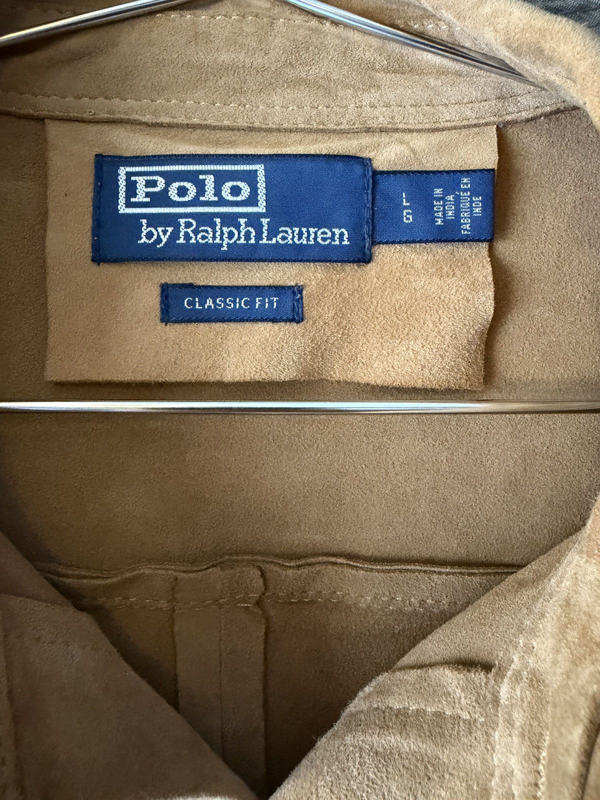 Polo Ralph Lauren polo leather shirt sz L Size US L / EU 52-54 / 3 - 2 Thumbnail