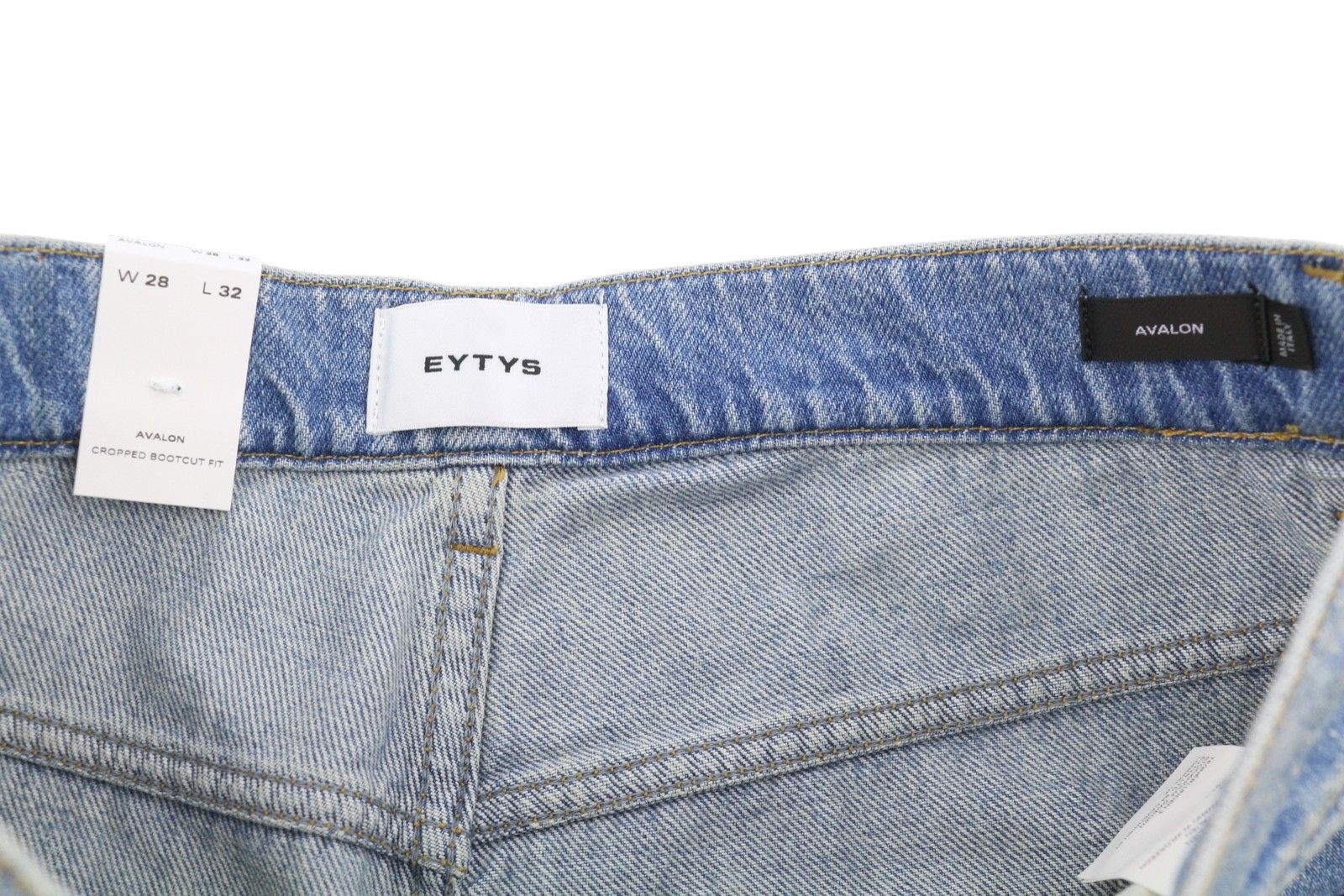 Eytys AVALON TORN INDIGO BOOTCUT W28/L32 RRP370 88888 Size 28" / US 6 / IT 42 - 8 Thumbnail