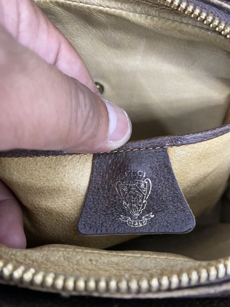 Gucci Vintage gucci monogram leather handbag Size ONE SIZE - 12 Thumbnail