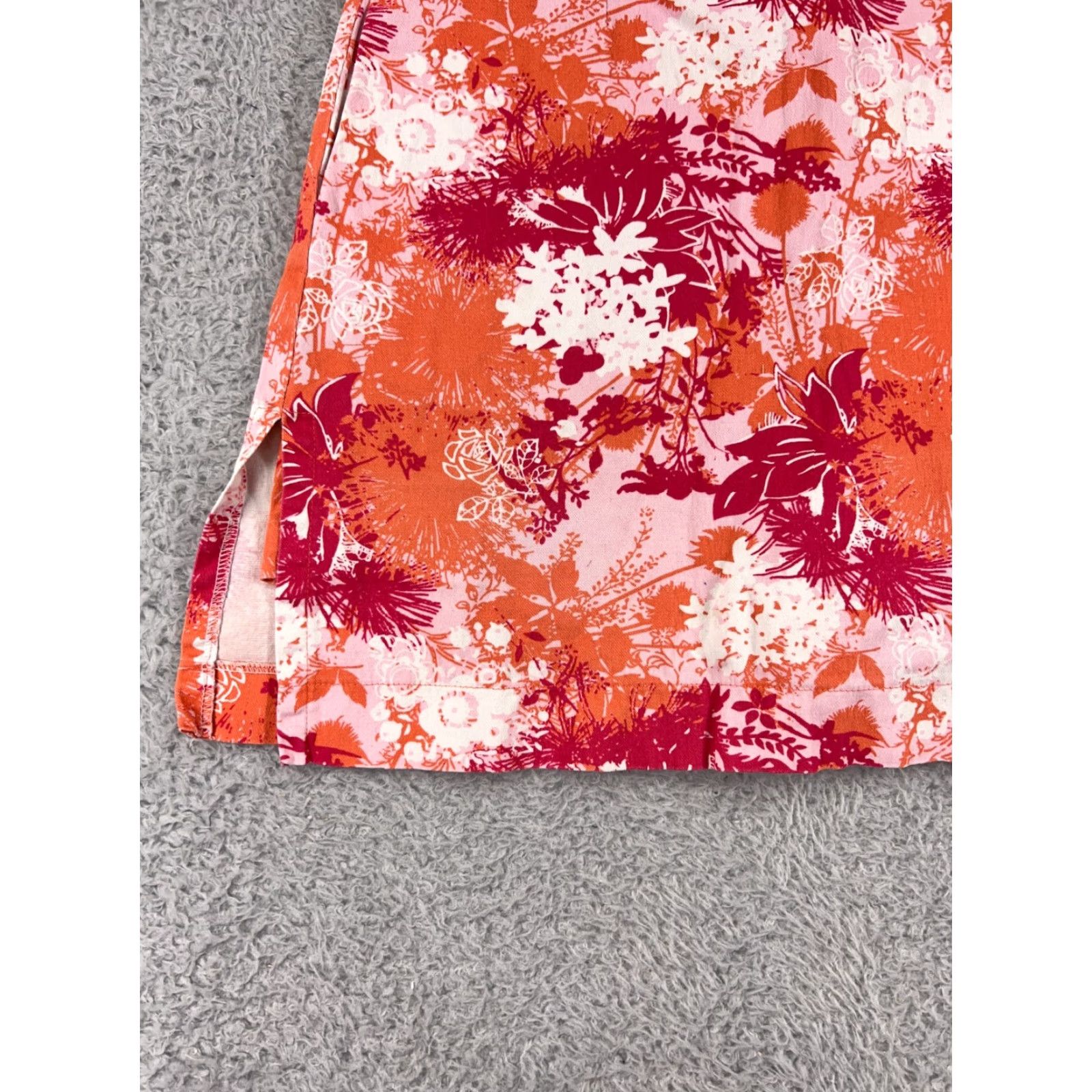 Vintage AW Golf Skirt Womens 12 Pink Floral Cotton AW Golf Womens Skirt Elastic Waistband Casual Short Mini 12 Pink Floral Sports Theme Womens Size 34" / US 12 / IT 48 - 6 Thumbnail