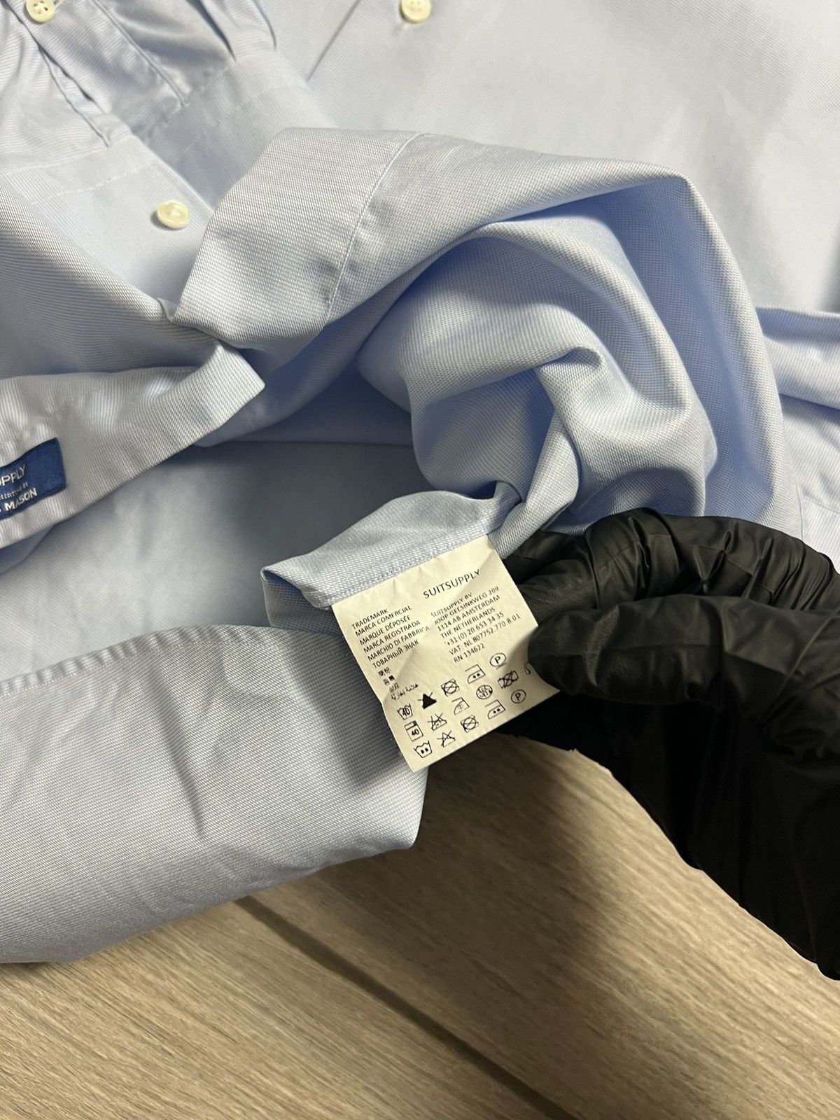 Suitsupply Suitsupply Luxury Shirt Long Sleeve Blue French Cuff Vintage Size US M / EU 48-50 / 2 - 11 Thumbnail