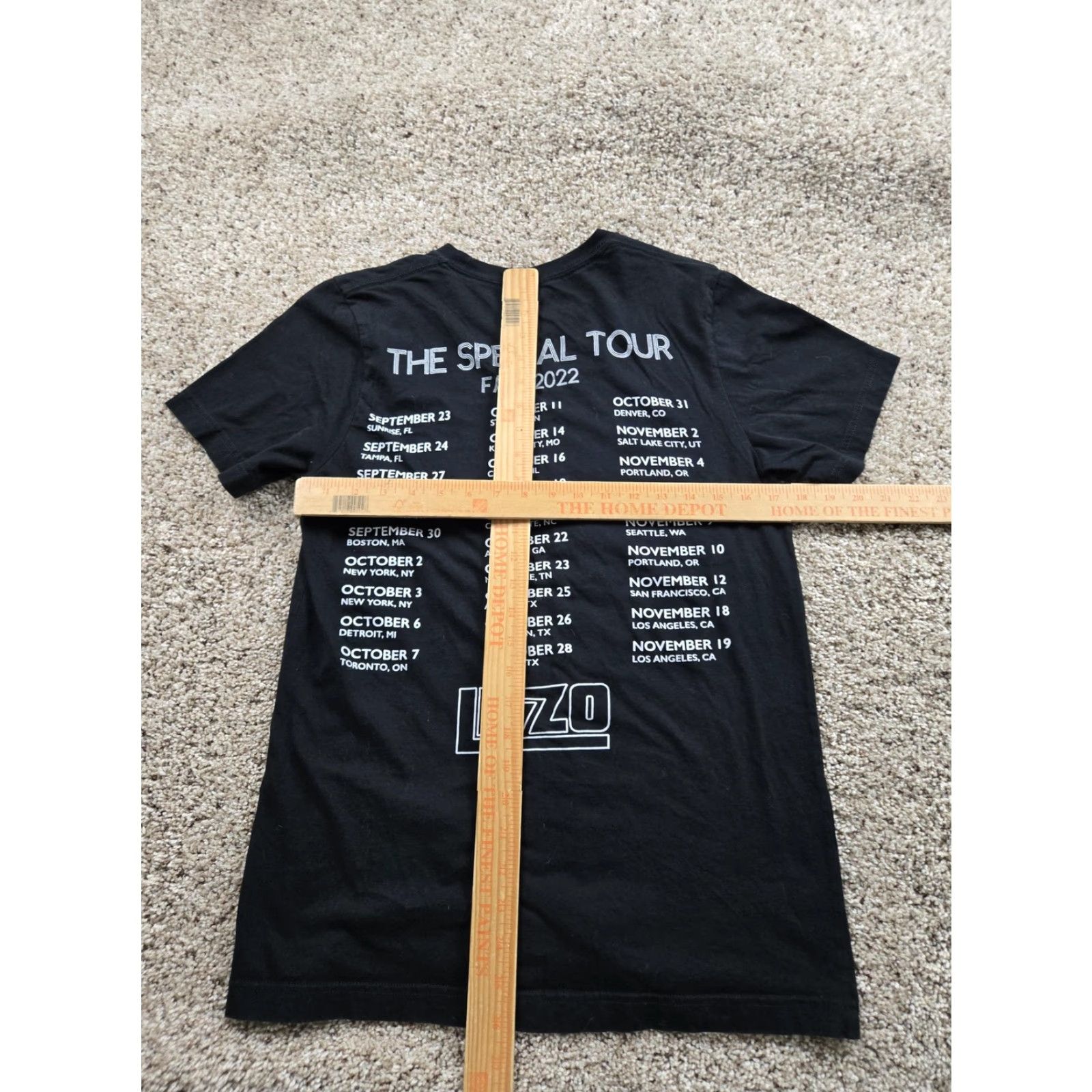 Rizzoli Lizzo Special Tour Shirt Mens Medium Black Fall 2022 Concert Music Tee Size US M / EU 48-50 / 2 - 5 Thumbnail