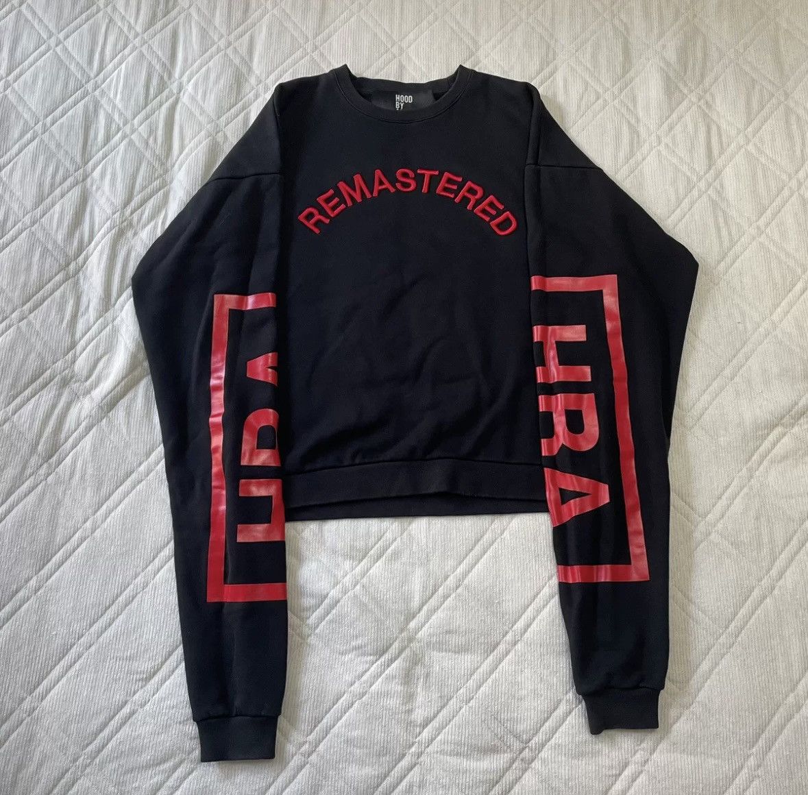 Hood By Air グラフィックトレーナー ブラック Hood By Air Hoodie Black | Grailed