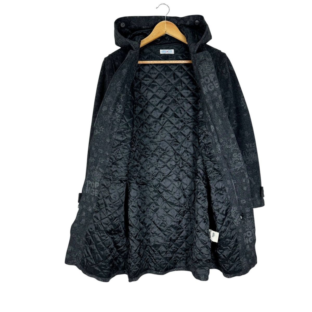 Angel Blue 🌟ANGEL BLUE HOODIE DUFFLE COAT JACKET Size L / US 10 / IT 46 - 9 Thumbnail
