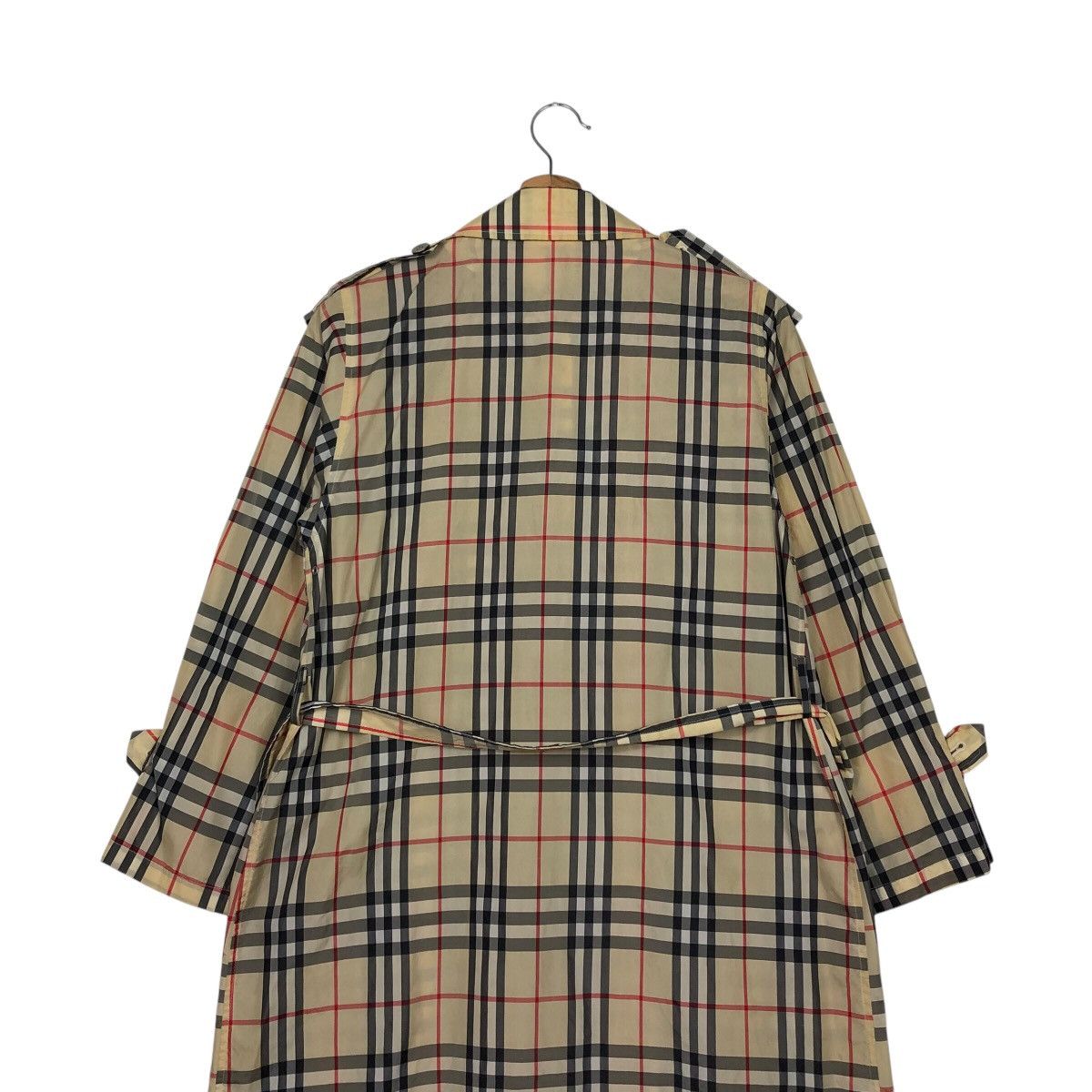 Japanese Brand 📌Vintage Long Jacket Tartan Design Nova Check Double Breast Size US M / EU 48-50 / 2 - 9 Thumbnail