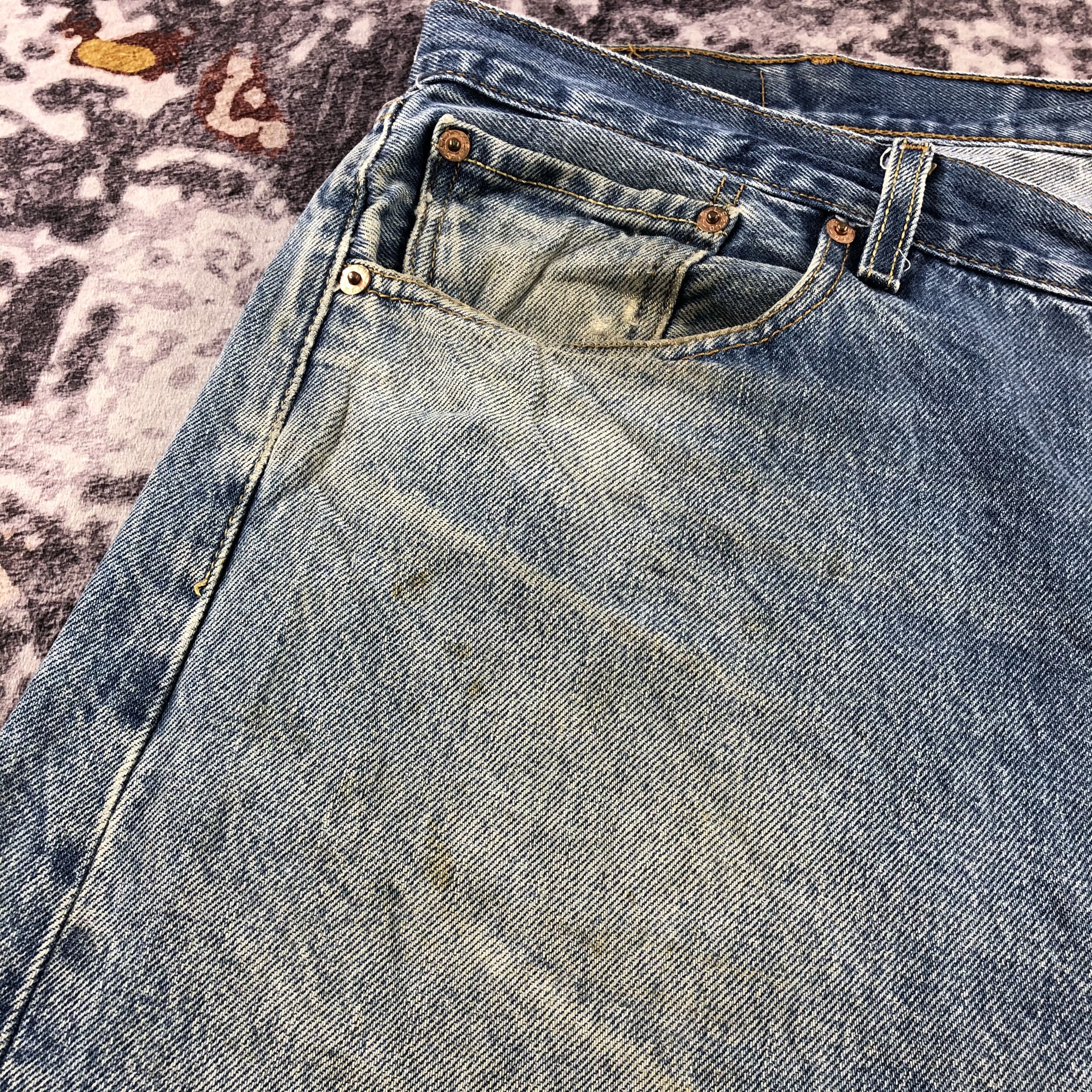 Levi's Vintage Blue Wash Levis 501 Jeans-JM3132 Size US 41 - 9 Thumbnail