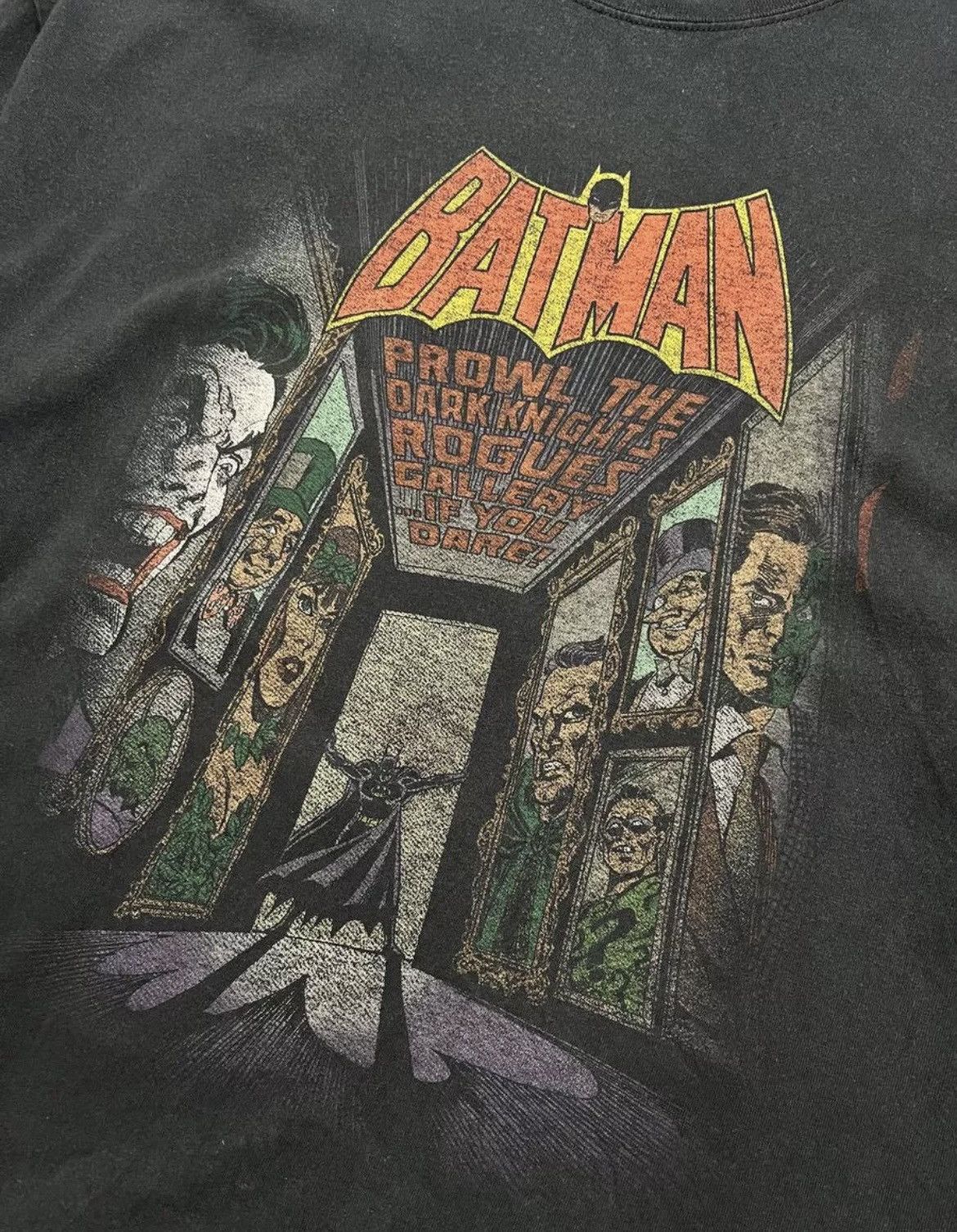 DC Comics × Unknown London × Vintage Vintage Batman Logo T-Shirt DC Comics Gotham Big Print Size US XXL / EU 58 / 5 - 4 Thumbnail
