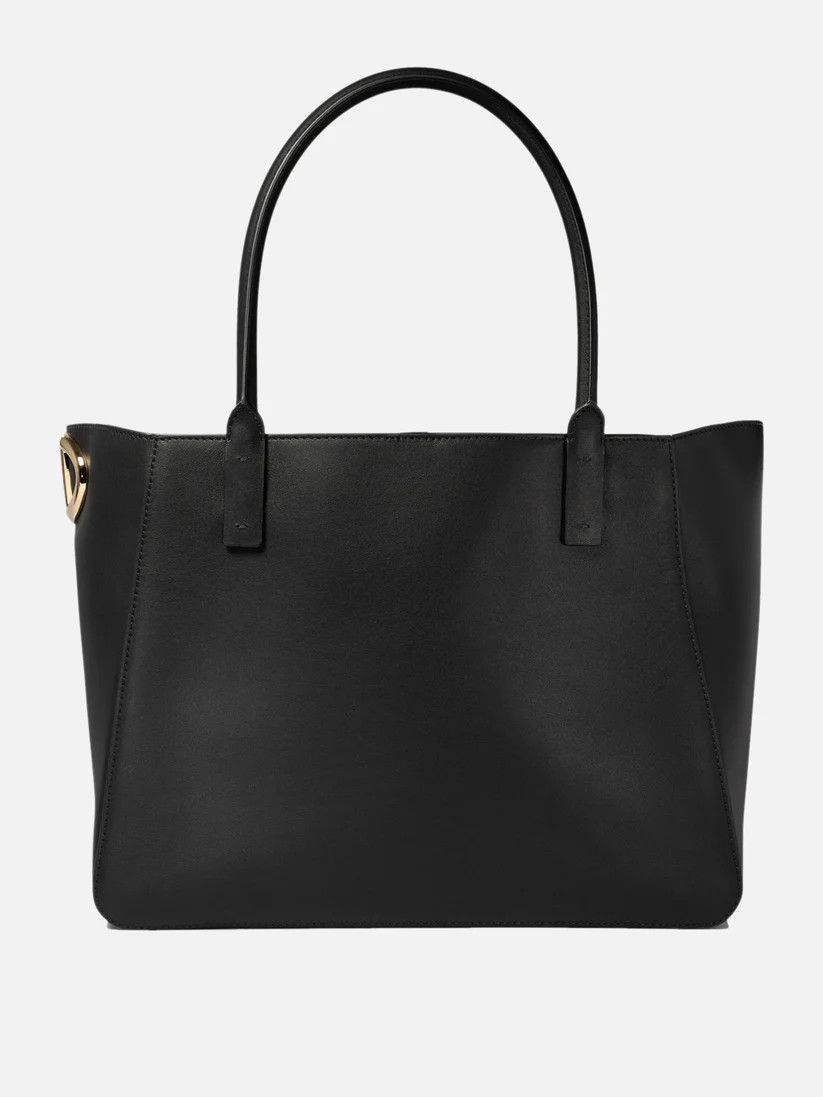 Valentino o1s22i1n0924 Size: OS / Nappa Vlogo Side Tote Bag in Black Size ONE SIZE - 1 Thumbnail