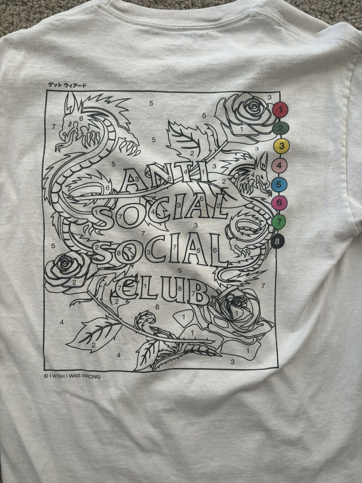 Anti Social Social Club ASSC Dragon Tee Size US M / EU 48-50 / 2 - 2 Thumbnail
