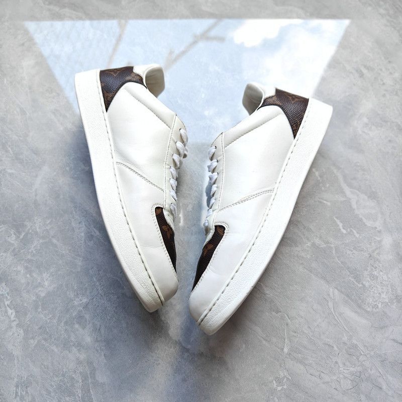 Louis Vuitton Louis Vuitton Rivoli Leather Sneakers for Men - Size US 8 / EU 41 - 9 Thumbnail