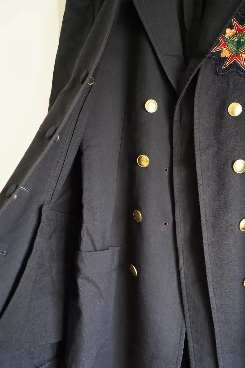 Yohji Yamamoto Yohji Yamamoto 12aw Gold Button Knight Badge Double Coat 25 Size US M / EU 48-50 / 2 - 4 Thumbnail