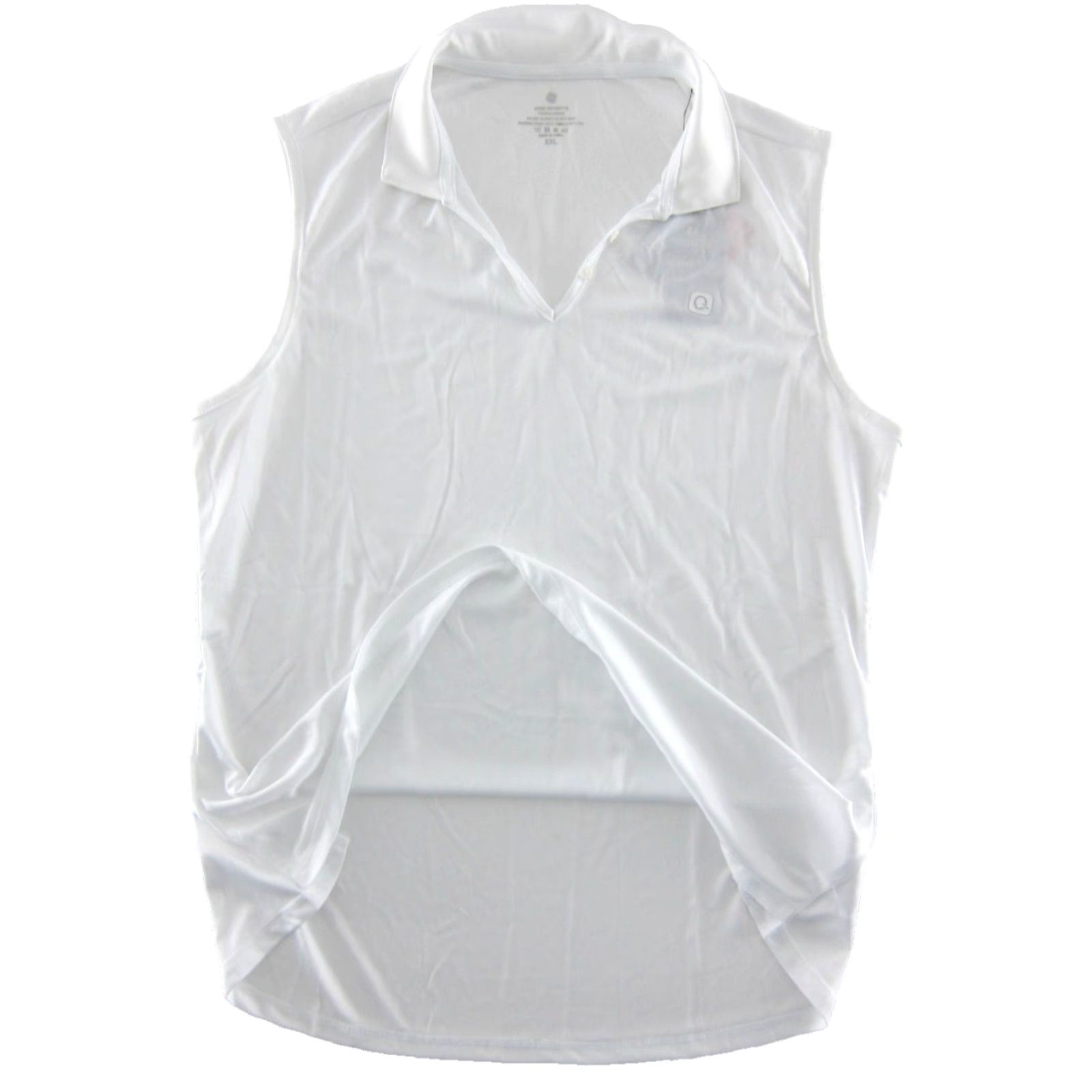 Vintage NWT Outdoor Sports UVA UPF 50+ Protect Sleeveless Collared Golf Shirt Top XXL White Women's Golf Shirt Size XXL / US 16-18 / IT 52-54 - 4 Thumbnail