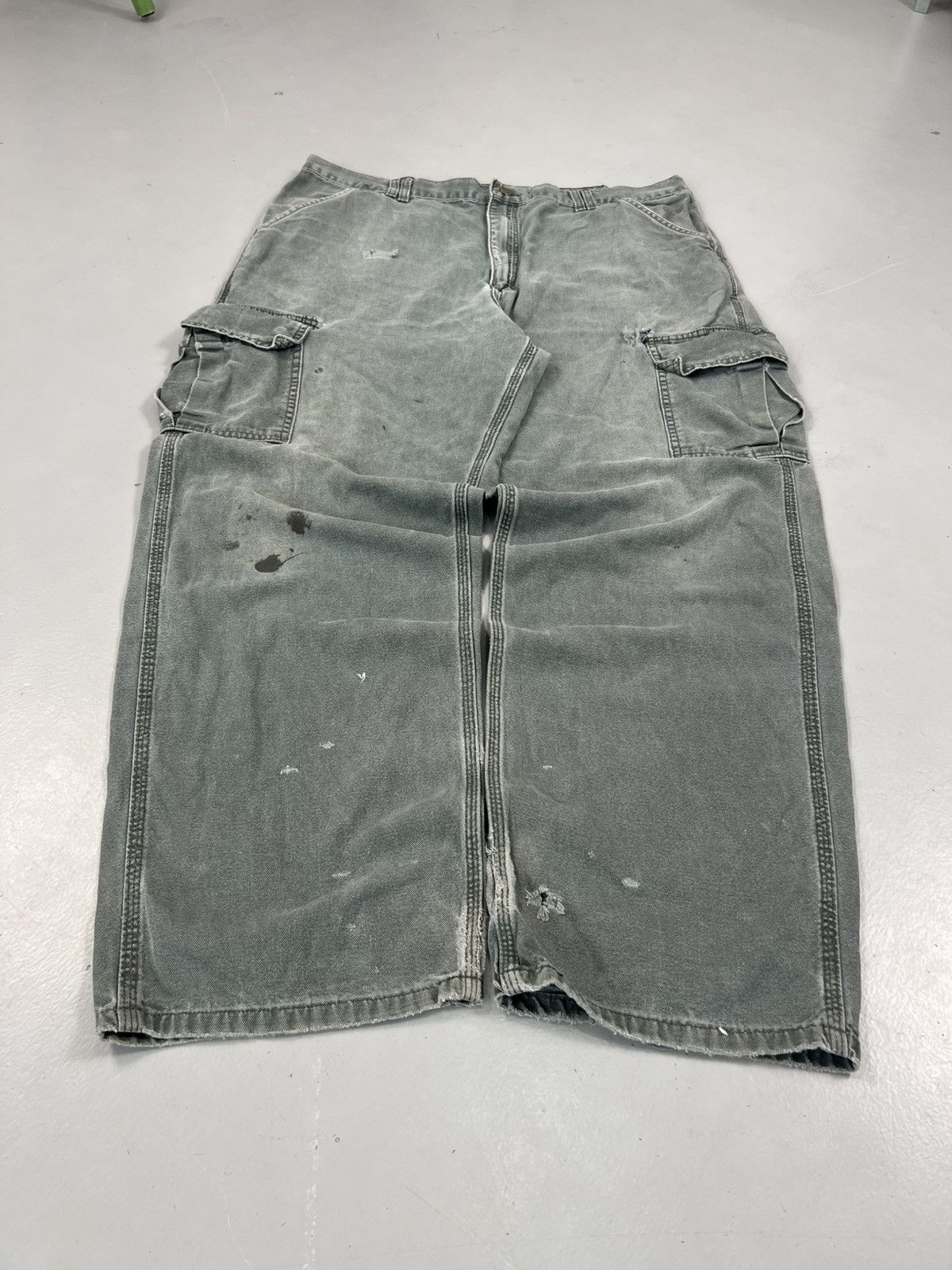 Carhartt Vintage carhartt B1140 damaged cargodenim Size US 38 / EU 54 - 1 Thumbnail