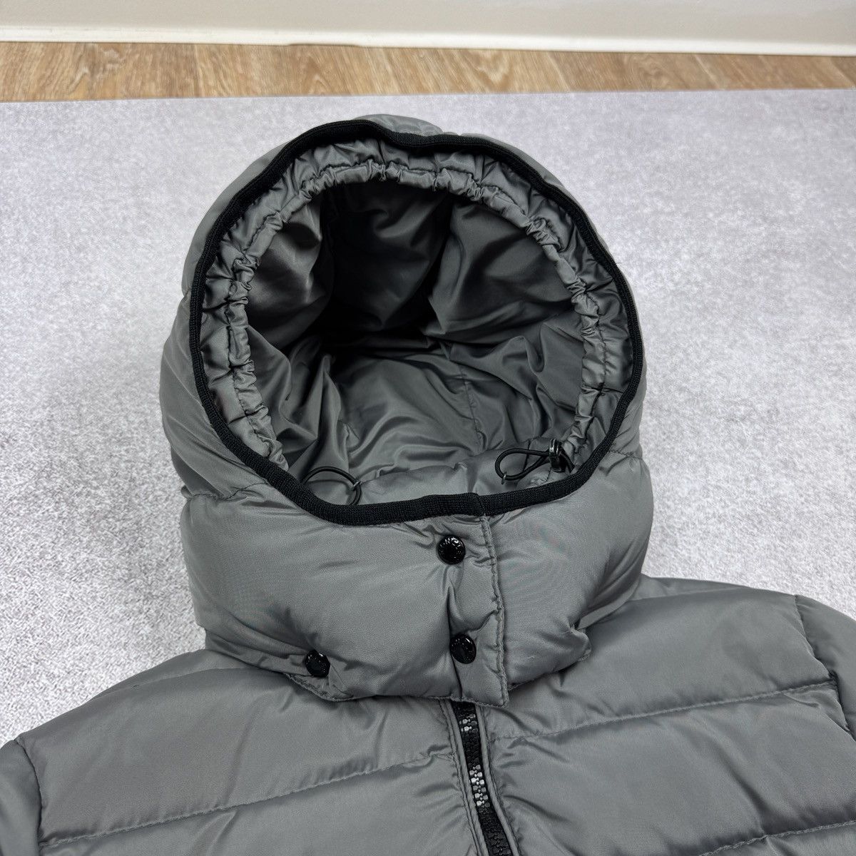 Moncler Women`s Moncler Bea Guibbotto Gray Puffer Jacket Size 0 / S Size XS / US 0-2 / IT 36-38 - 7 Thumbnail