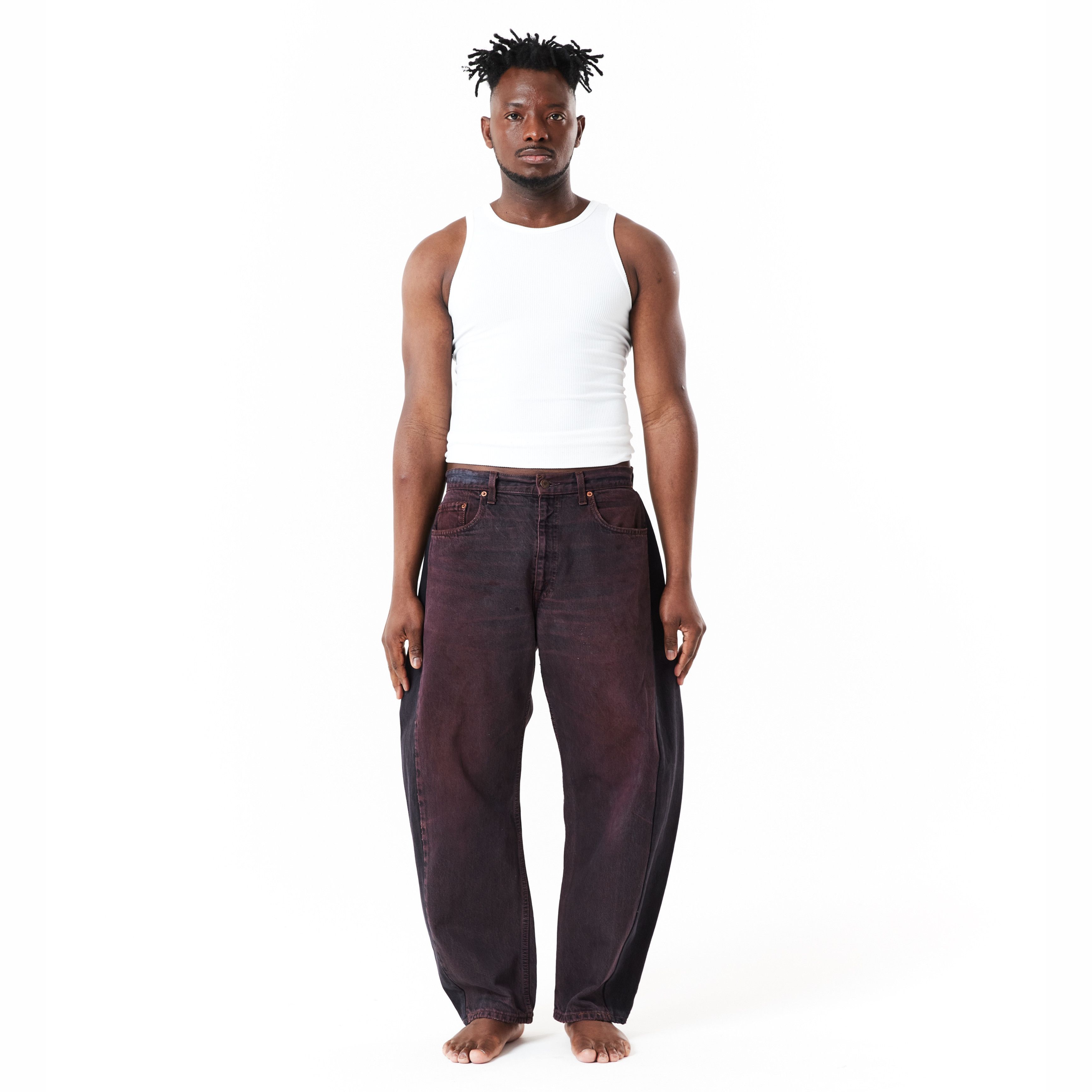Japanese Brand × Levi's × Vintage REPEAT PLUS 002 Dirty Brown 35 Inch (RP002W3501) Size US 35 - 7 Thumbnail