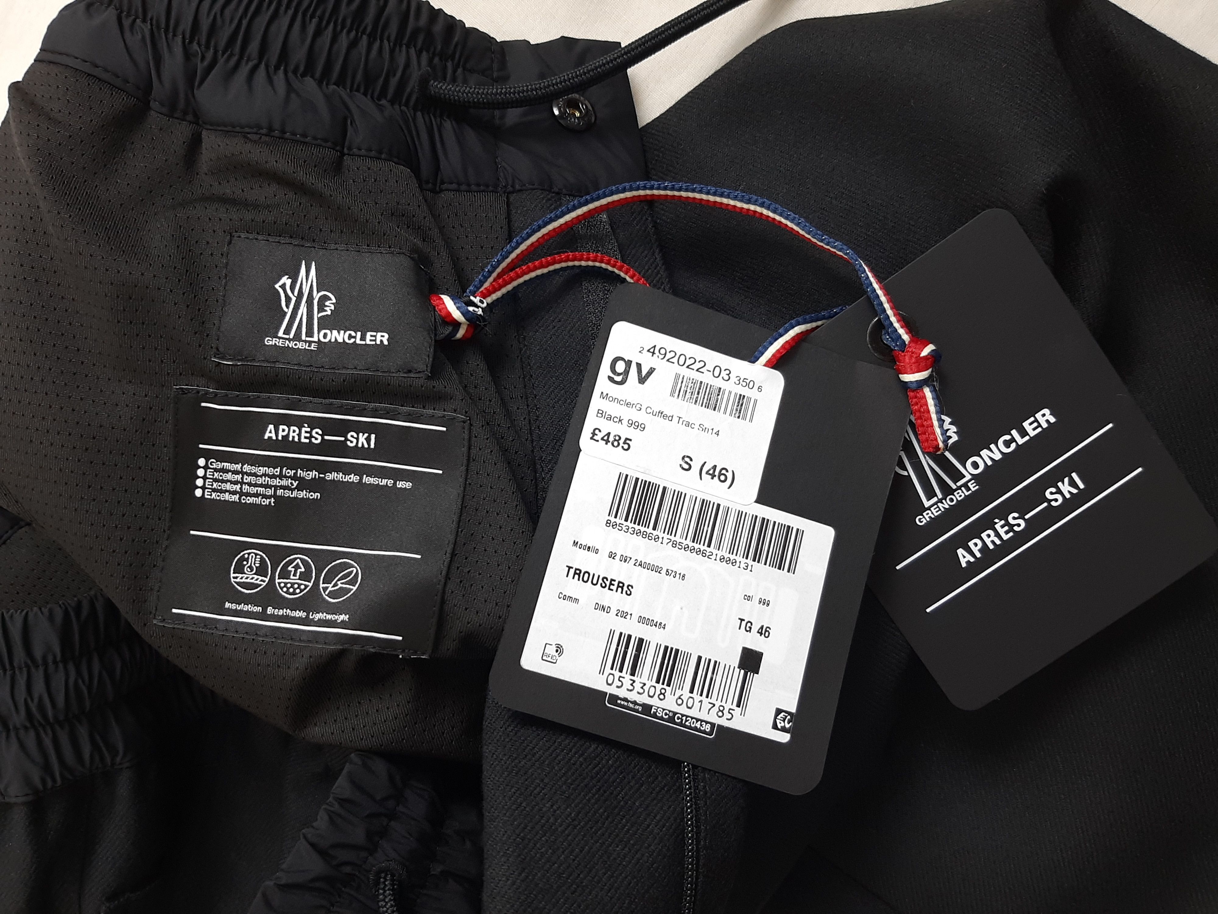 Moncler × Moncler Grenoble Moncler Grenoble Ski Pants Black Men's Size IT 46 S Size US 30 / EU 46 - 10 Thumbnail