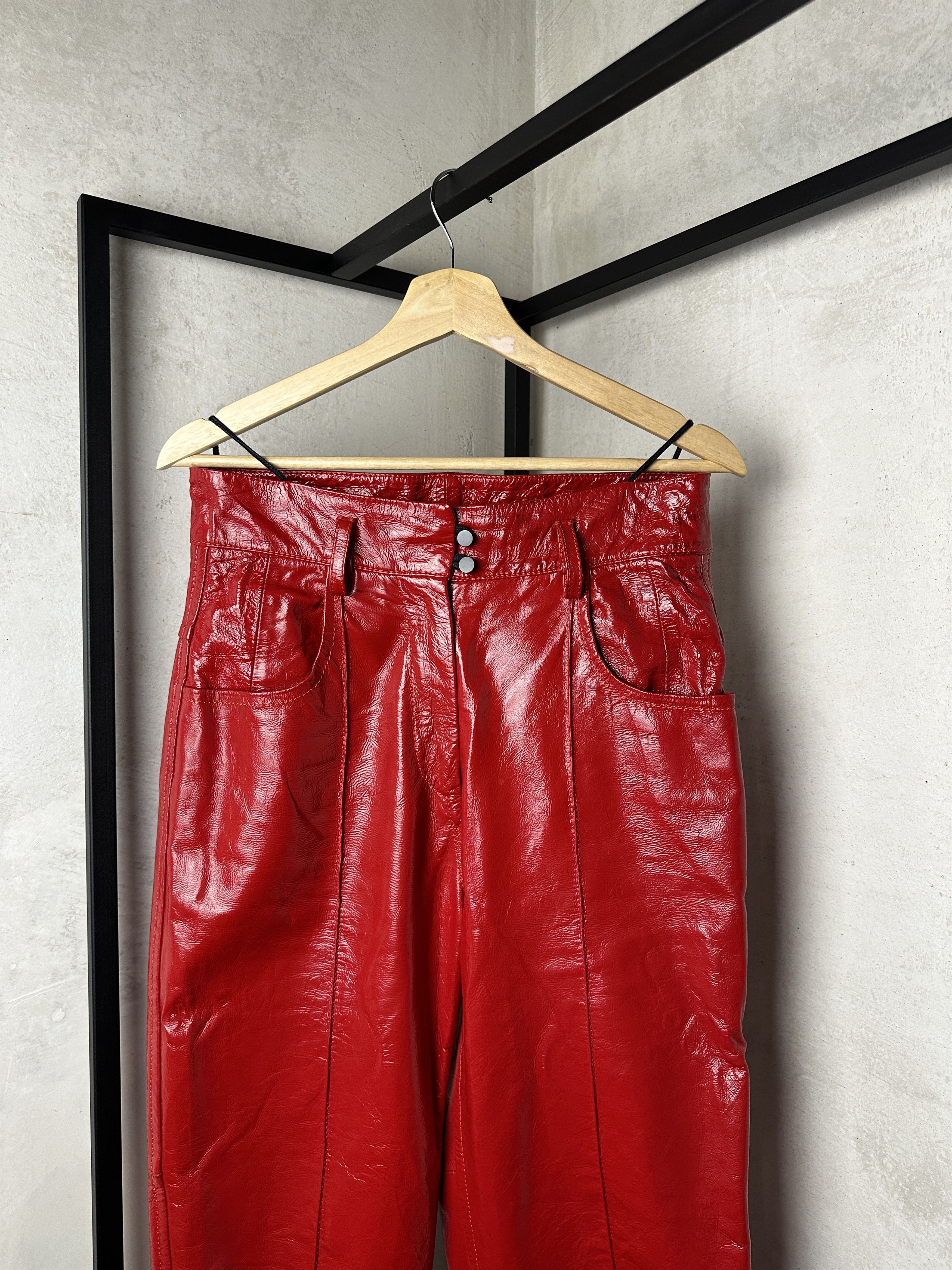 Petar Petrov Petar Petrov 2018 High-Rise Kangaroo Leather Pants Size 26" / US 2 / IT 38 - 3 Thumbnail