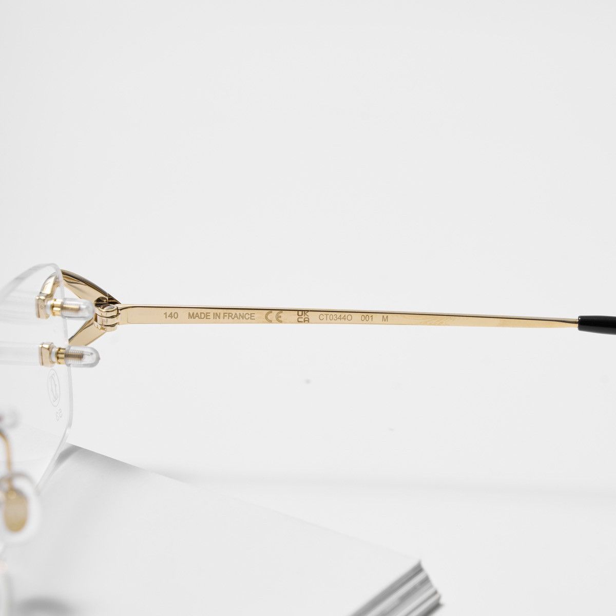 Cartier CARTIER CT0344O 001 GLASSES Size ONE SIZE - 4 Thumbnail