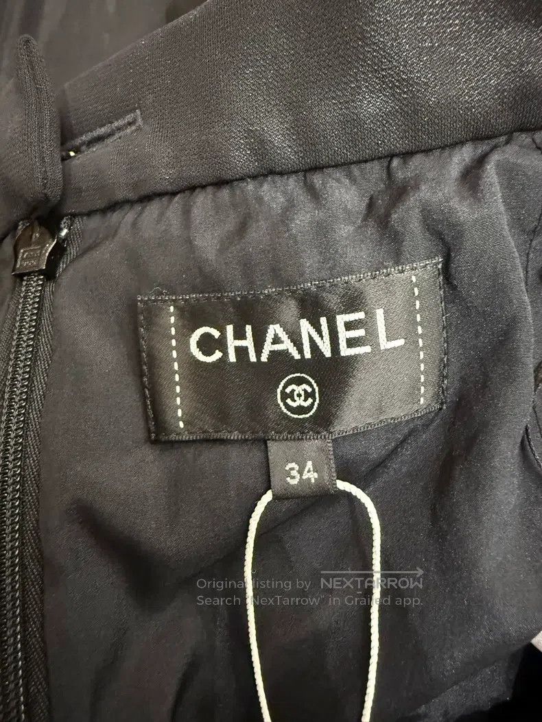 Chanel Chanel Black skirt Size 42" / US 20 - 4 Thumbnail