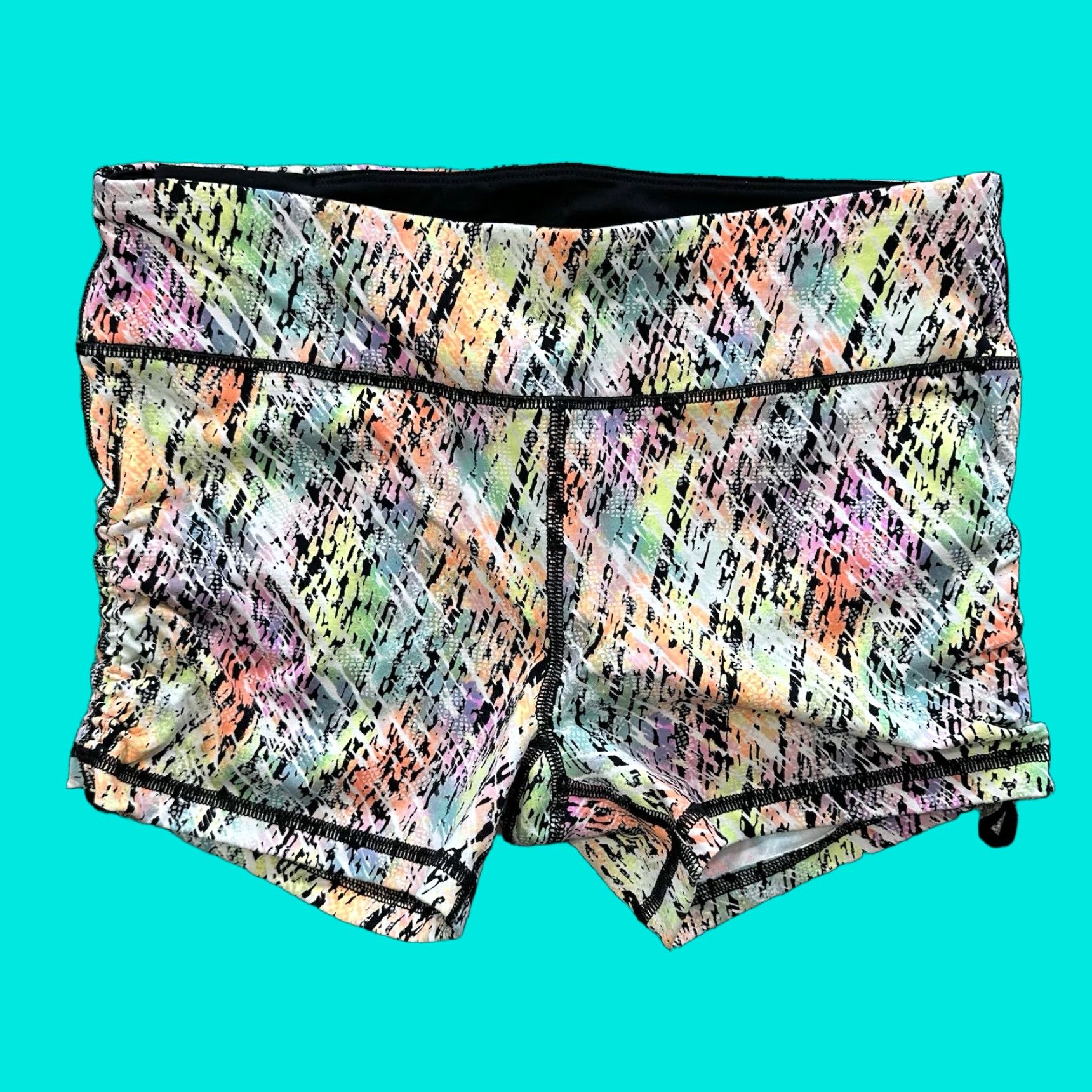 Victoria's Secret Victoria's Secret VSX Shorts Athletic Mens? Womens M Multicolor Spandex Short Size 32" / US 10 / IT 46 - 1 Thumbnail