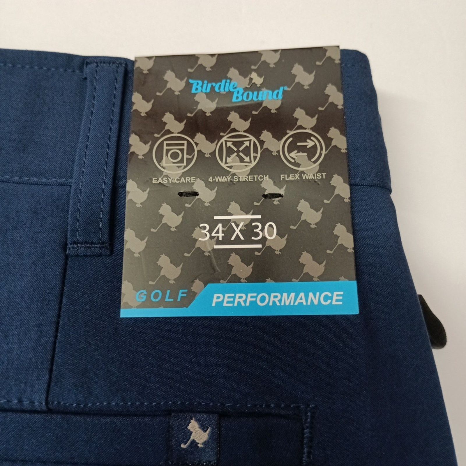 Other Birdie Bound Golf Pants Men's Size 34x30 Blue Flex Straight Size US 34 / EU 50 - 2 Thumbnail