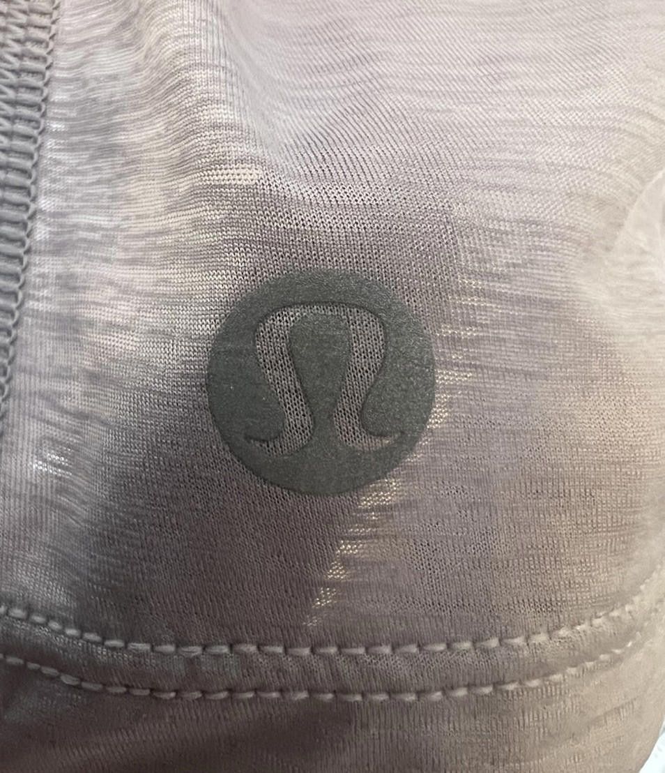 Designer Lululemon Woman's Tank Top Split Crossover Back Purple Sz10 Size L / US 10 / IT 46 - 3 Thumbnail