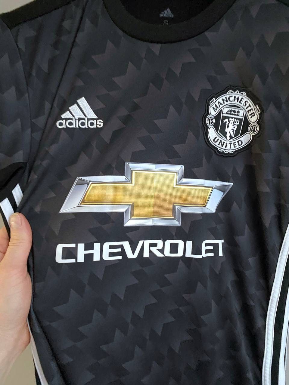 Adidas Manchester United 2017/18 Away Soccer Jersey #6 POGBA, Sz S Size US S / EU 44-46 / 1 - 6 Thumbnail