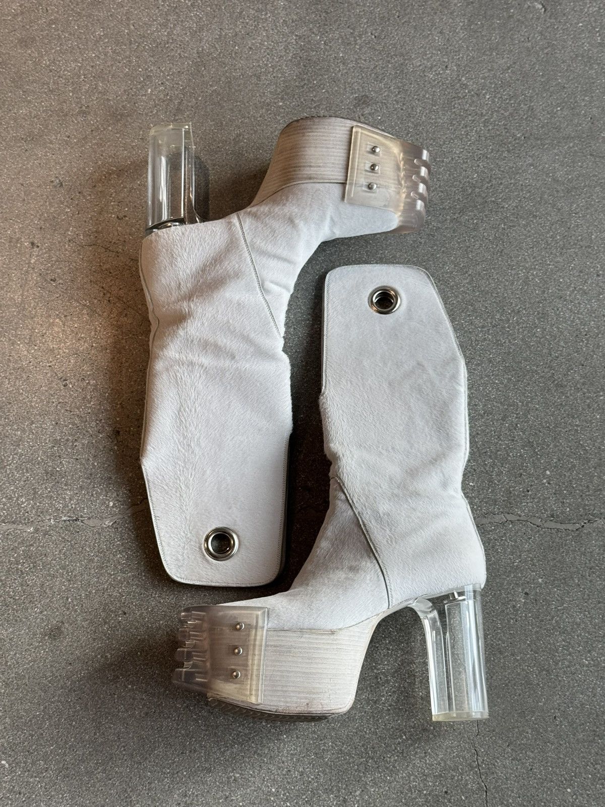 Rick Owens Pony Kiss Boots | Grailed