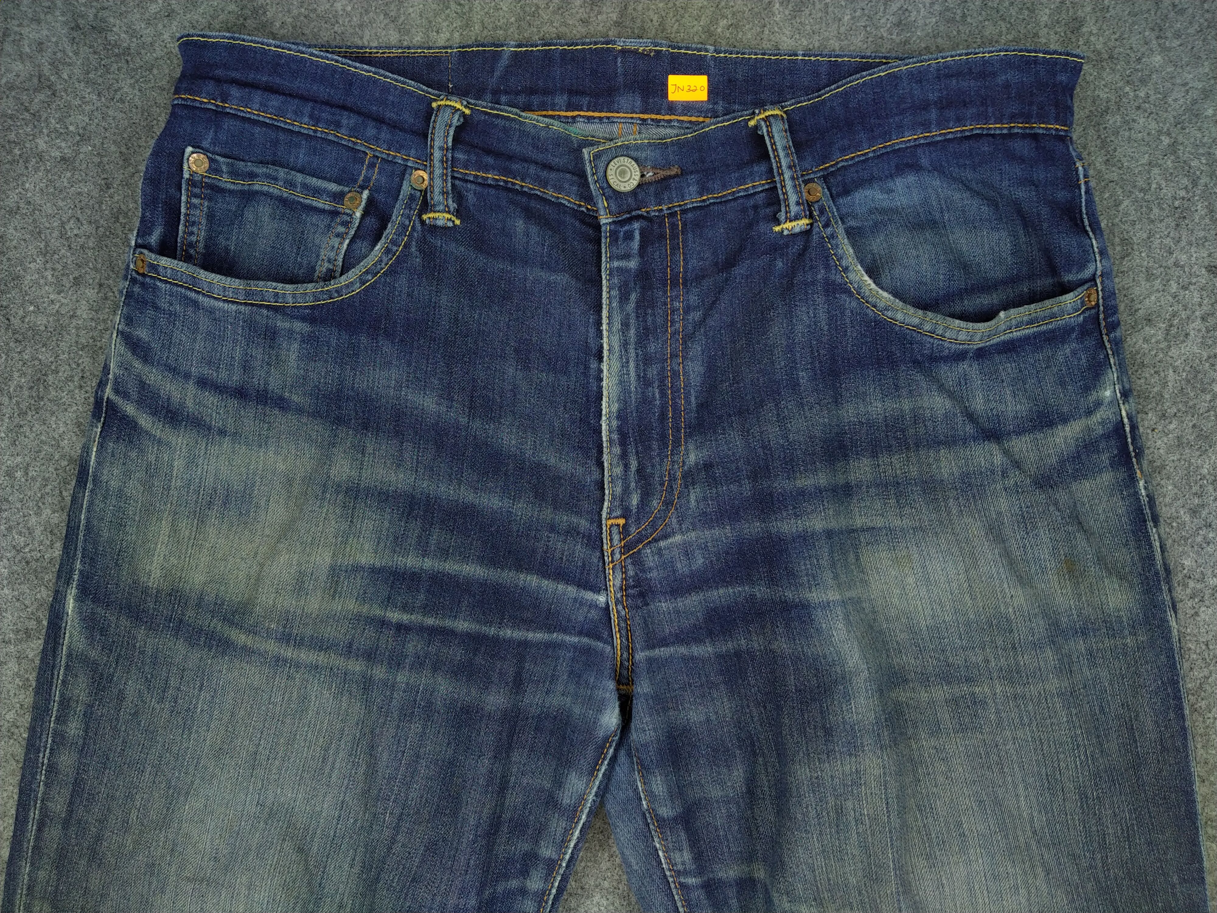 Levi's Levi's 502 Distressed 35x30.5 Denim -JN320 Size US 35 - 4 Thumbnail