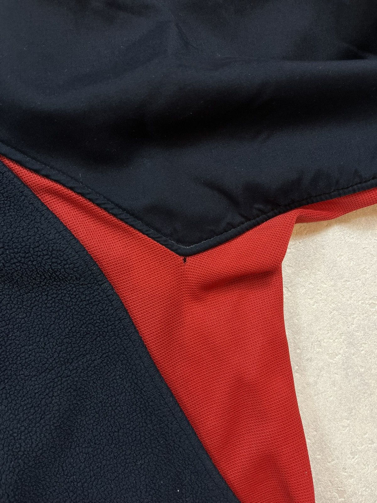 Nike × Vintage 90s Nike England Vintage Y2K Fleece Oversized 1/4 Zip Jacket Size US XL / EU 56 / 4 - 11 Thumbnail