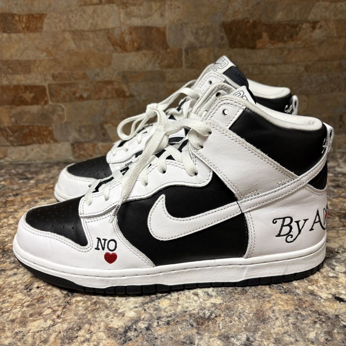 Nike × Supreme Nike SB X Supreme Dunk High By Any Means Stormtrooper Sz 8 Size US 8 / EU 41 - 2 Thumbnail