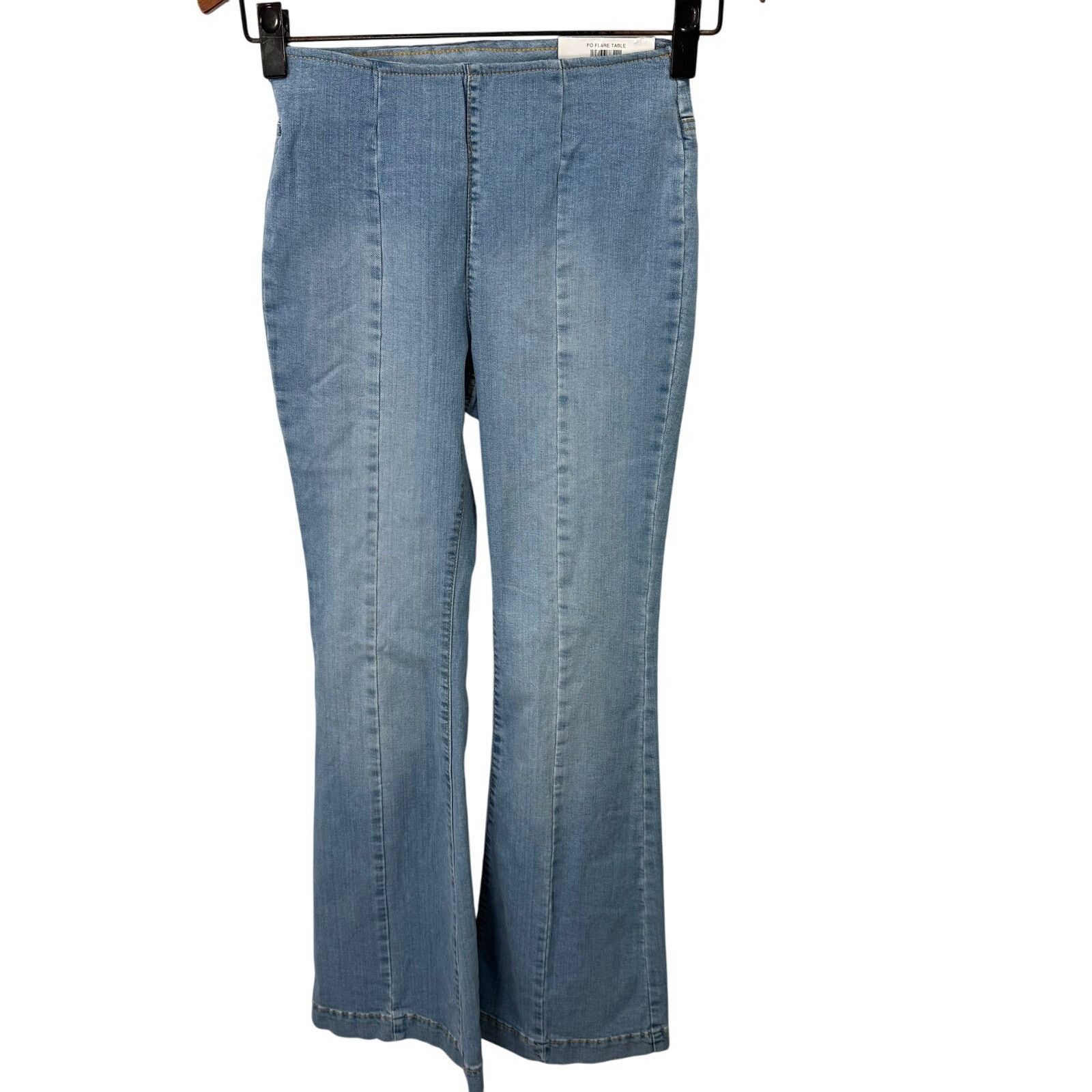 Macys INC International Concepts Jeans 0 Pull On Flare NEW #G621 Size 25" / US 0 / IT 36 - 1 Thumbnail