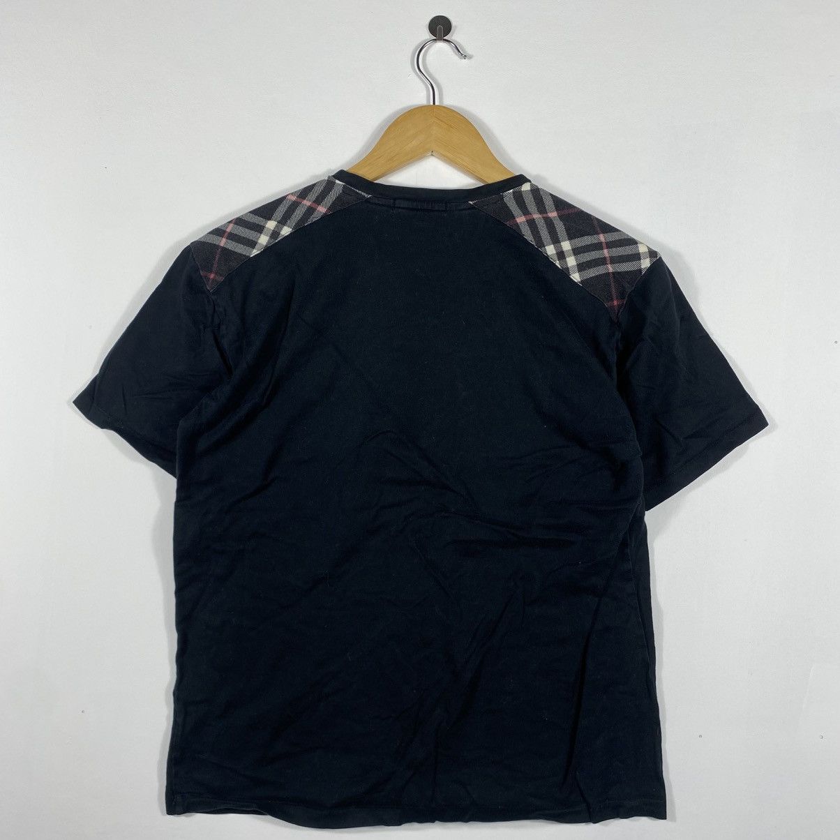 Burberry Vintage BURBERRY Black Label Small Embroidery Logo Tee Shirt Size S / US 4 / IT 40 - 5 Thumbnail