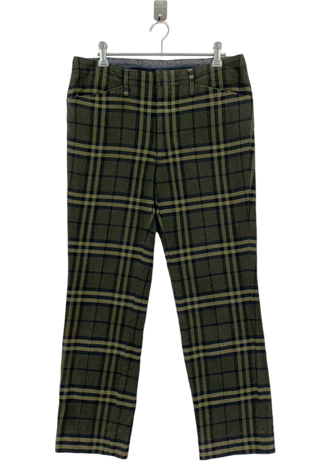 Yohji Yamamoto A.A.R YOHJI YAMAMOTO SIGNATURE TARTAN PANT Size 31" - 1 Thumbnail