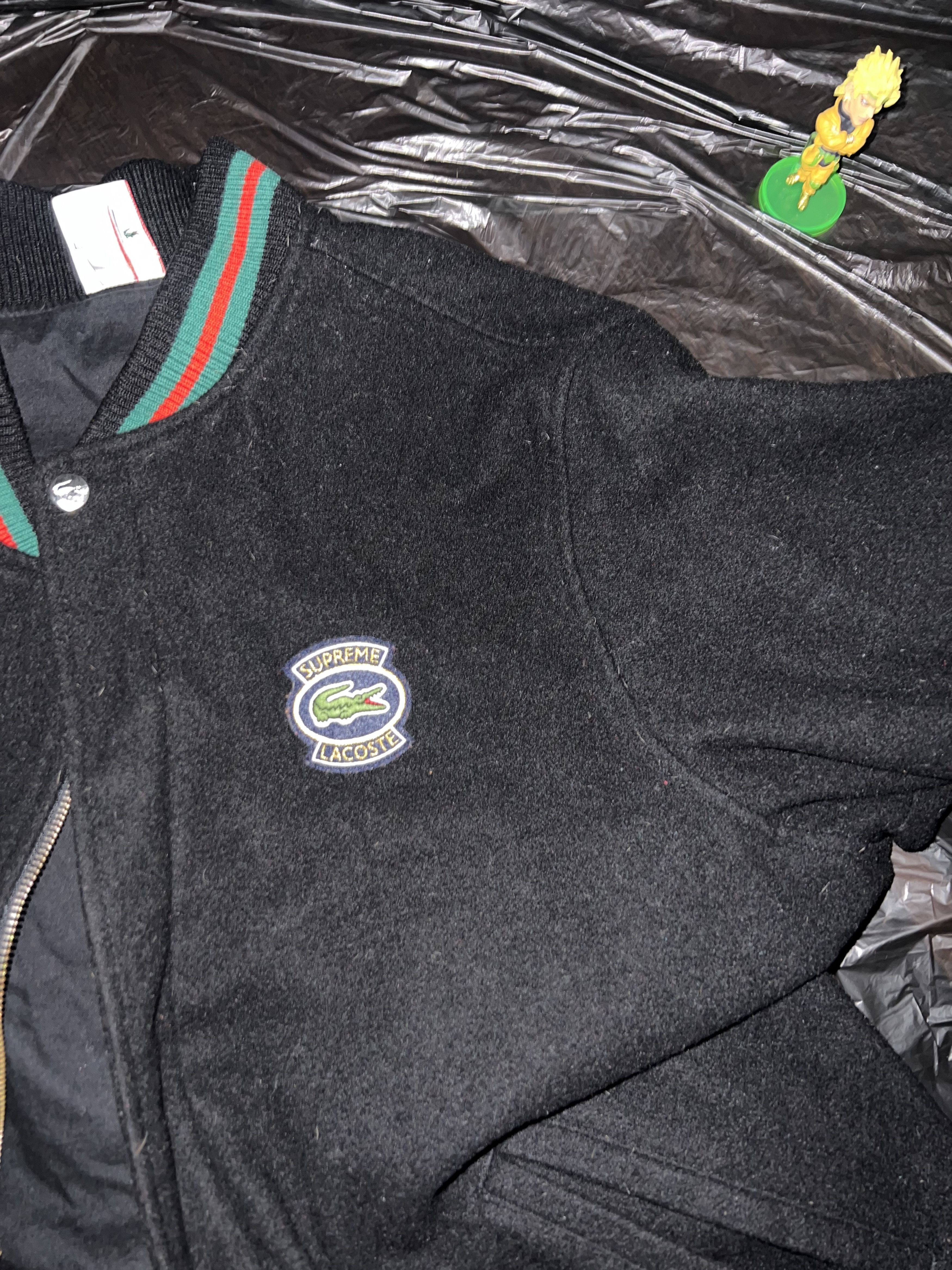 Lacoste × Supreme Supreme Lacoste Wool Varsity Jacket Size US M / EU 48-50 / 2 - 4 Thumbnail