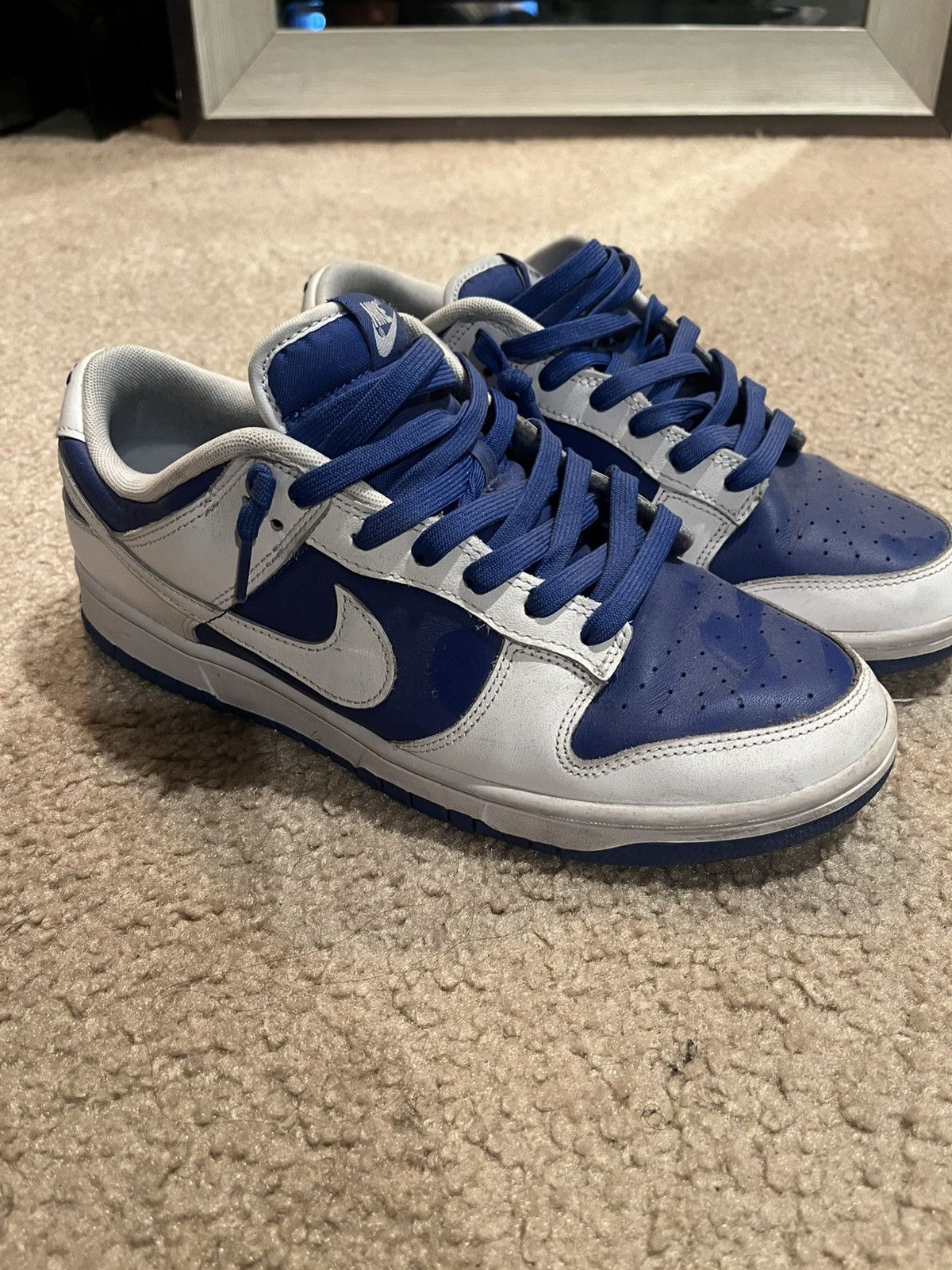 Nike Nike dunks “racer blue white” Size US 10 / EU 43 - 1 Thumbnail