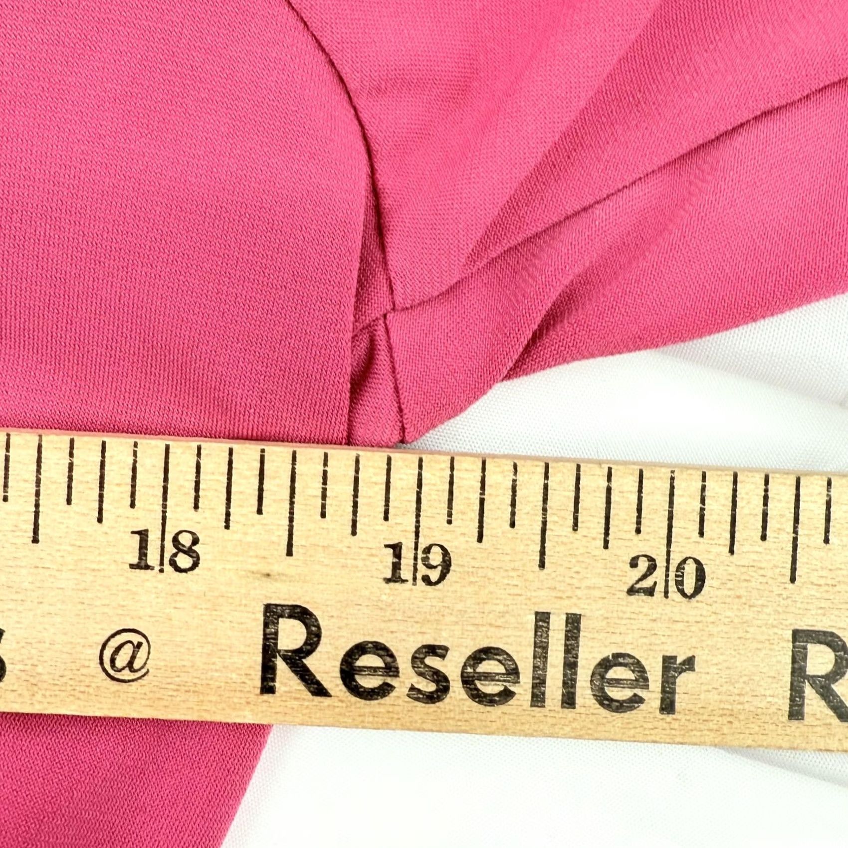 Vintage Susan Graver Shirt Womens Small Pink Stretch Crewneck Lattice Sleeve Top A224317 Size S / US 4 / IT 40 - 4 Thumbnail