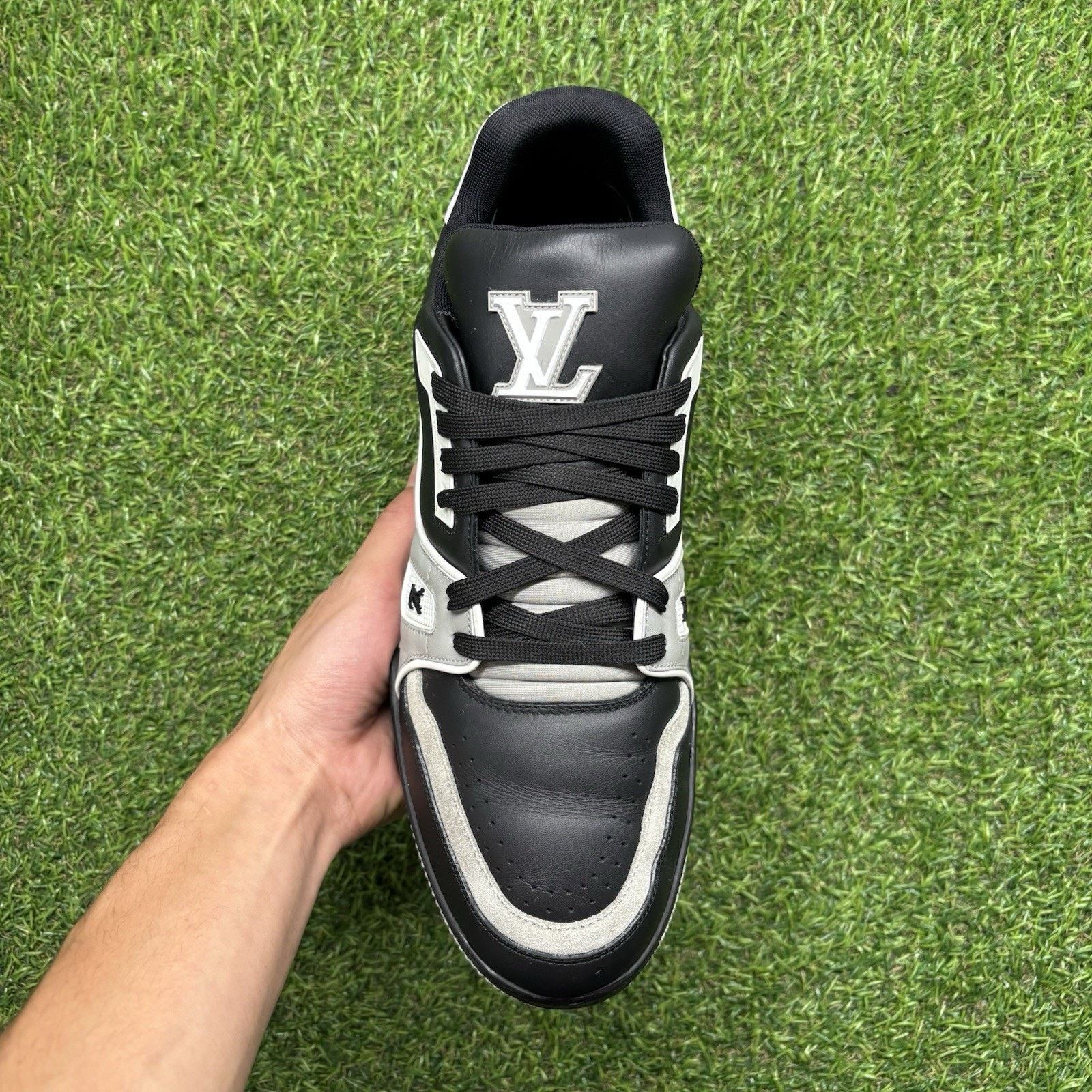 Louis Vuitton 9.5-10 US Louis Vuitton Trainer ' Black Grey White ' | GOOD! Size US 10 / EU 43 - 6 Thumbnail