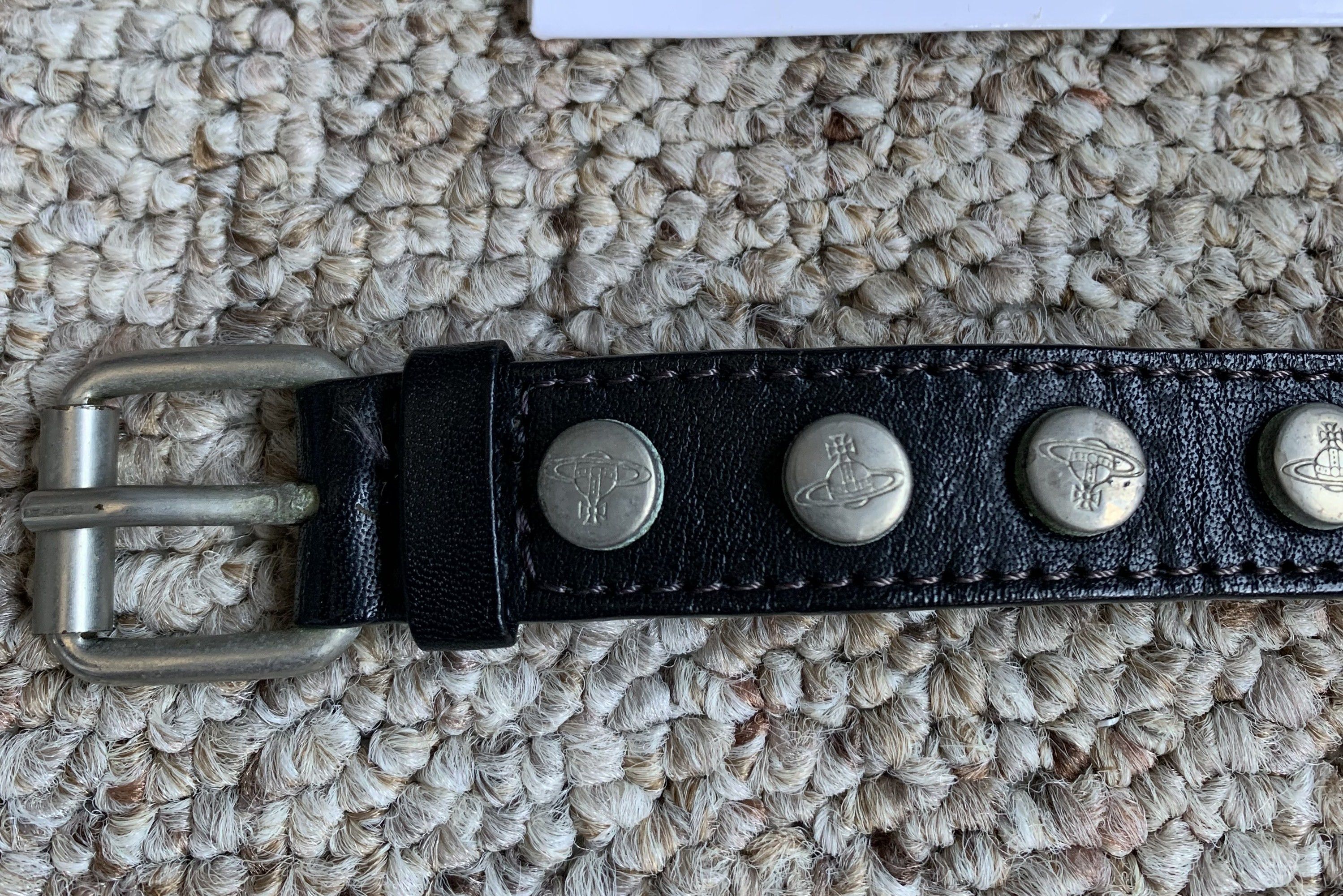 Vivienne Westwood S/S 2003 Vivenne Westwood Studded Leather Orb Bracelet +box Size ONE SIZE - 3 Thumbnail