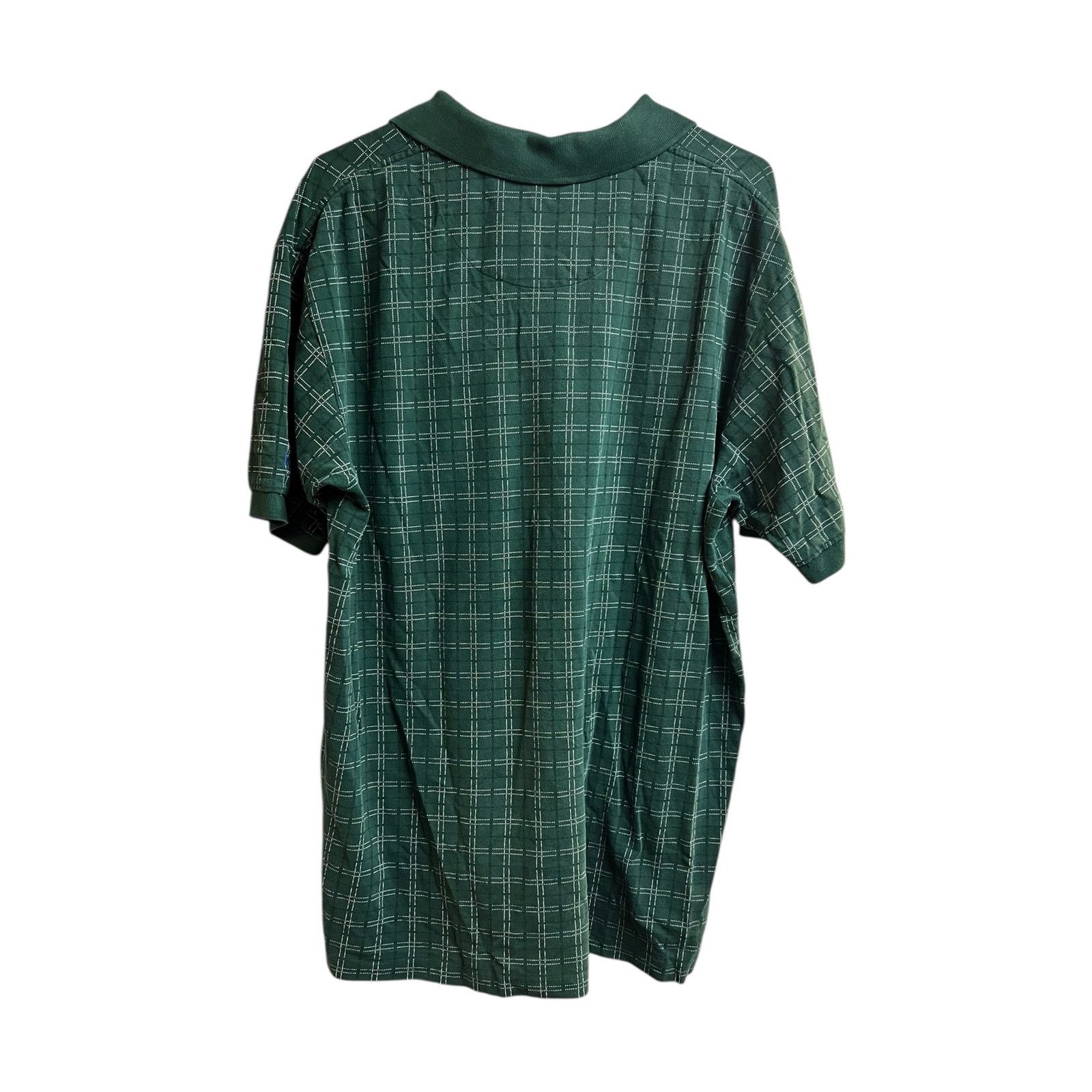 Polo Ralph Lauren Polo Ralph Lauren Short Sleeve Green Windowpane Check XL Size US XL / EU 56 / 4 - 9 Thumbnail