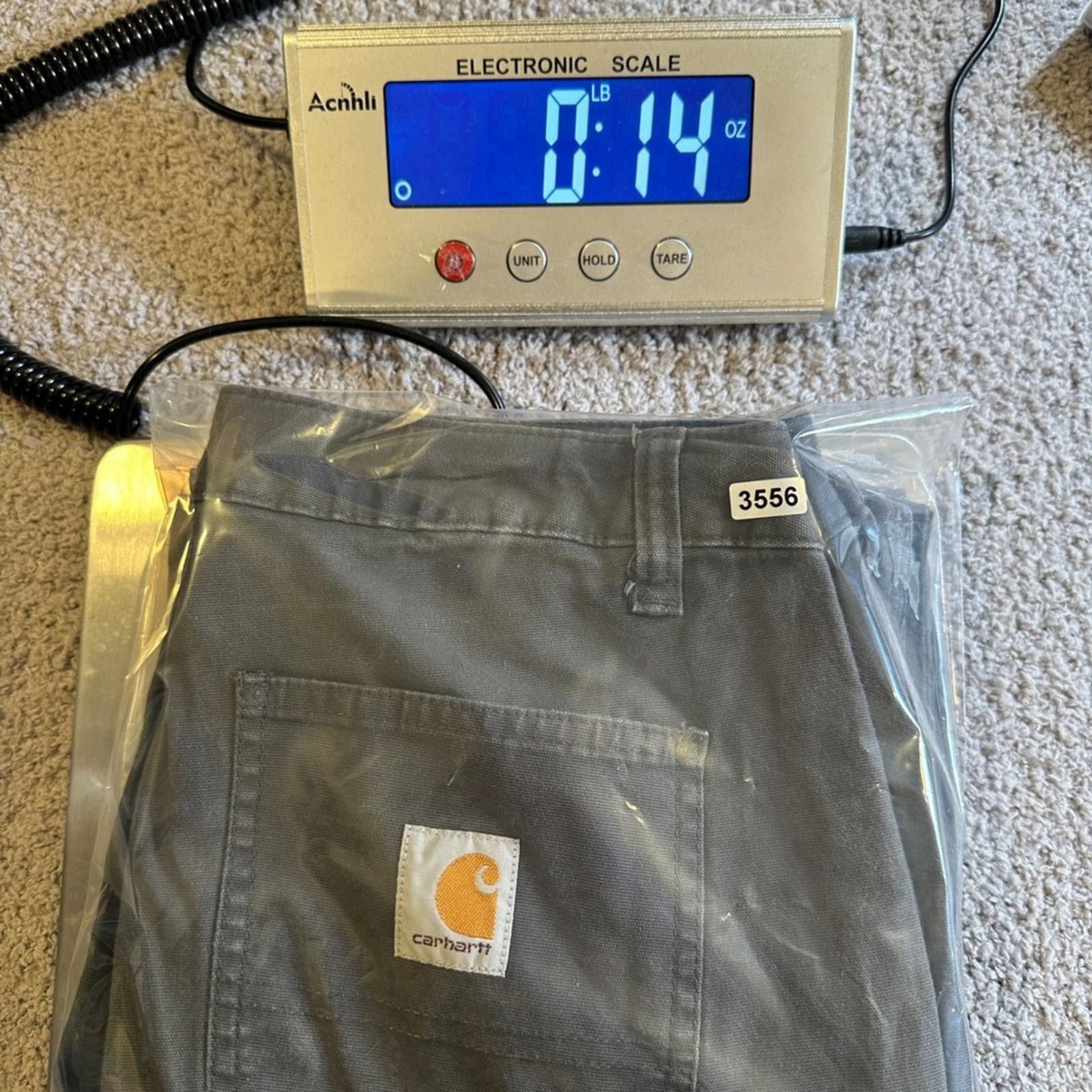 Carhartt Carhartt Womens Carpenter Work Pants 14 28x28 Gray Canvas Size 36" / US 14 / IT 50 - 6 Thumbnail